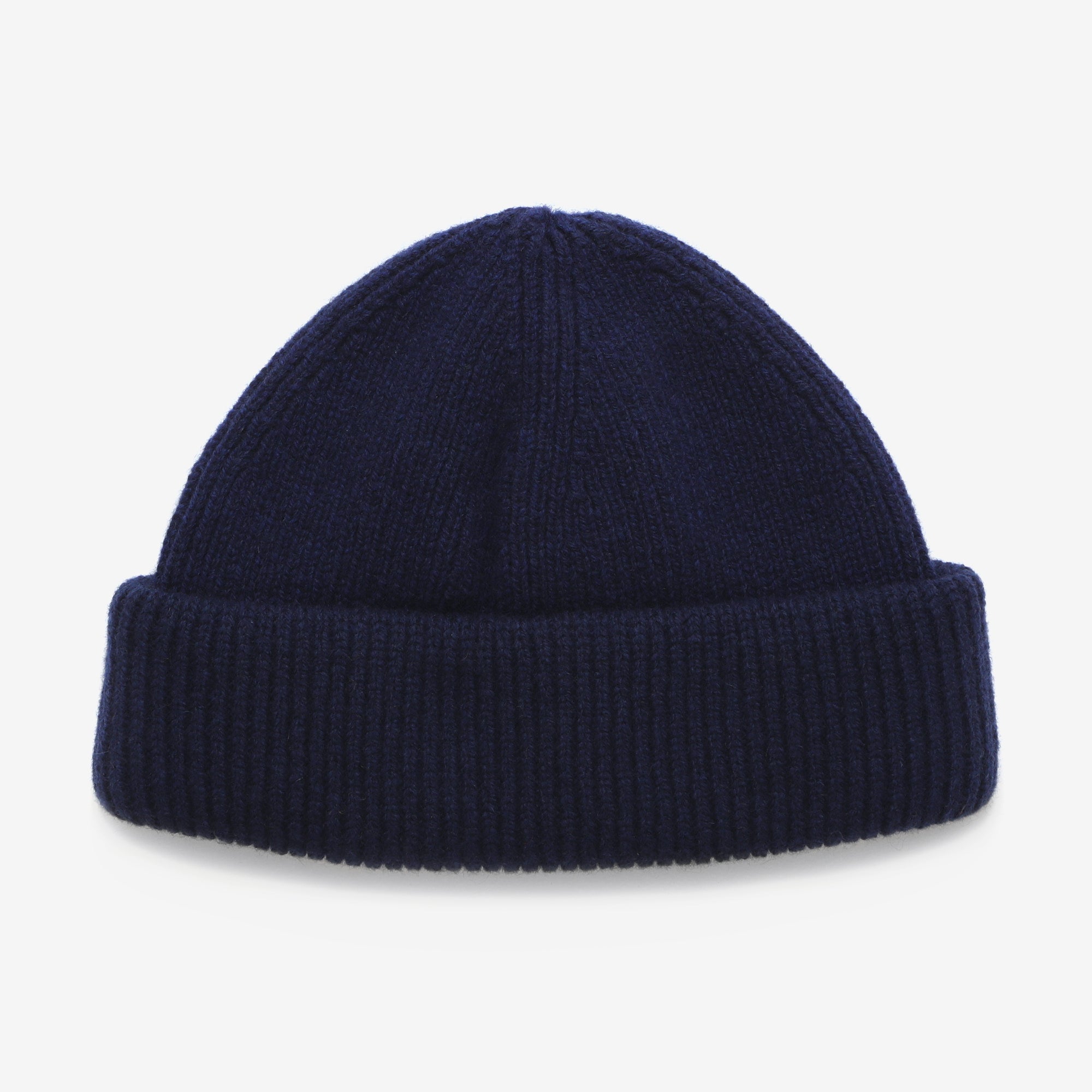 Lambswool Beanie - Navy