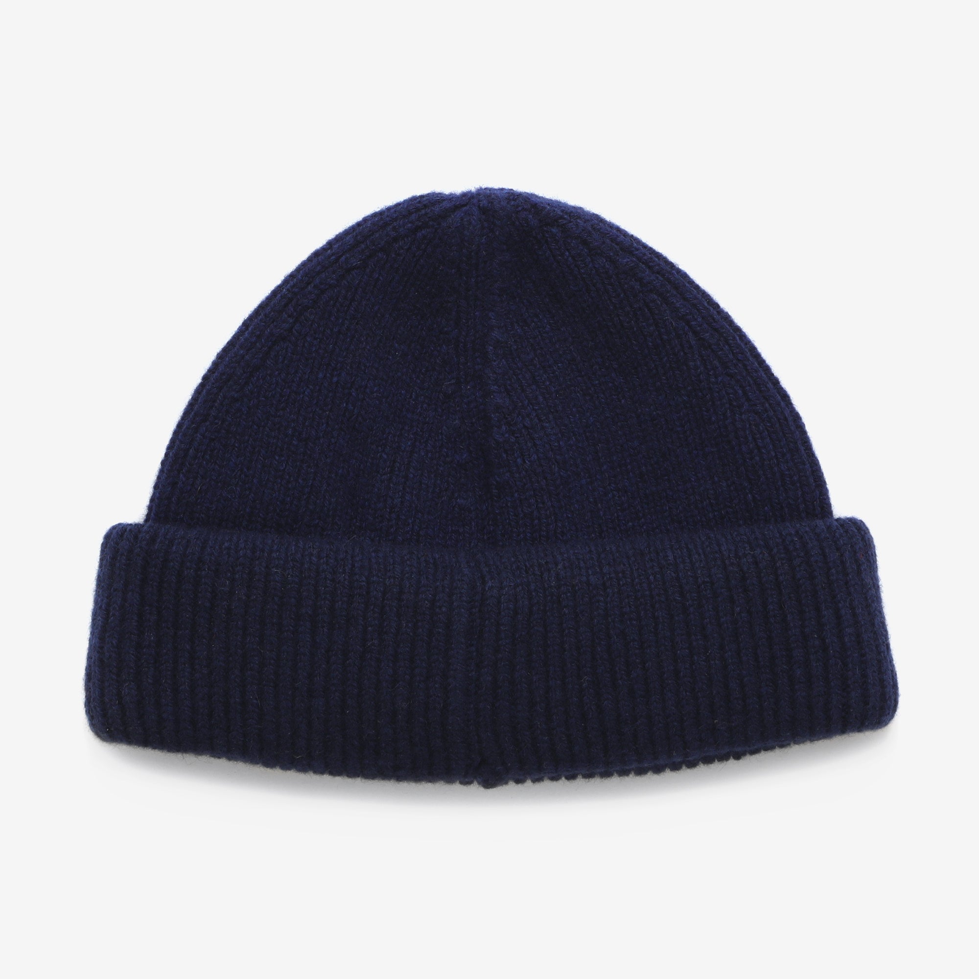 Lambswool Beanie - Navy