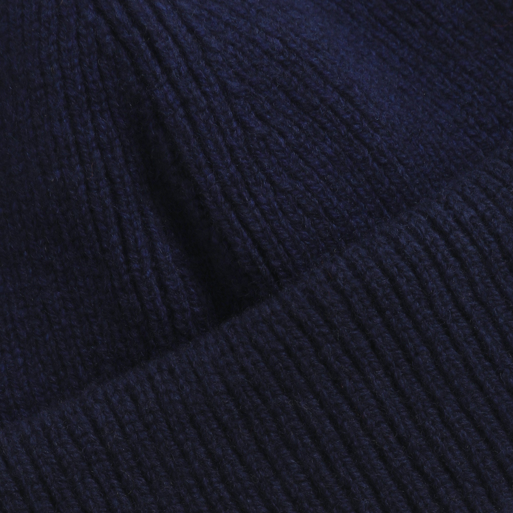 Lambswool Beanie - Navy