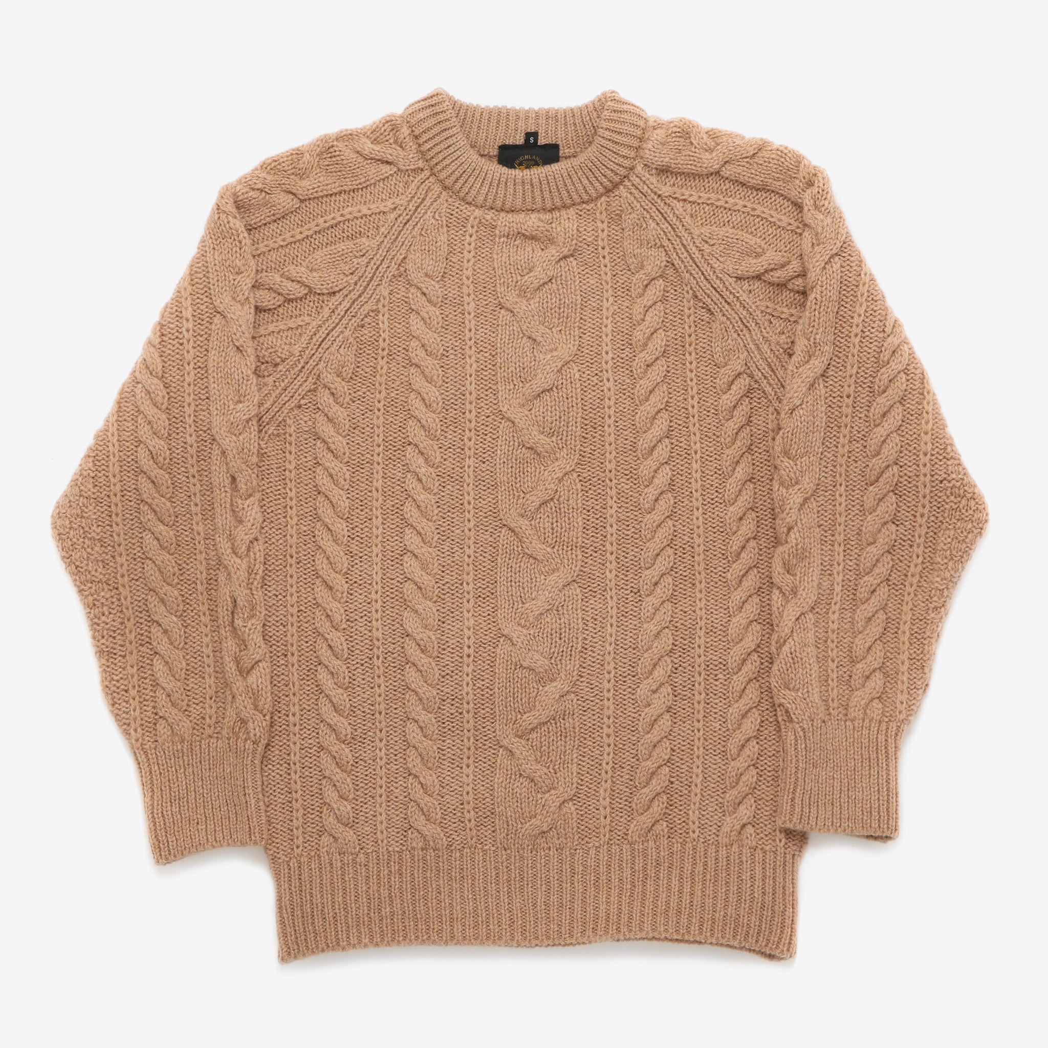Cable Sweater - Camel
