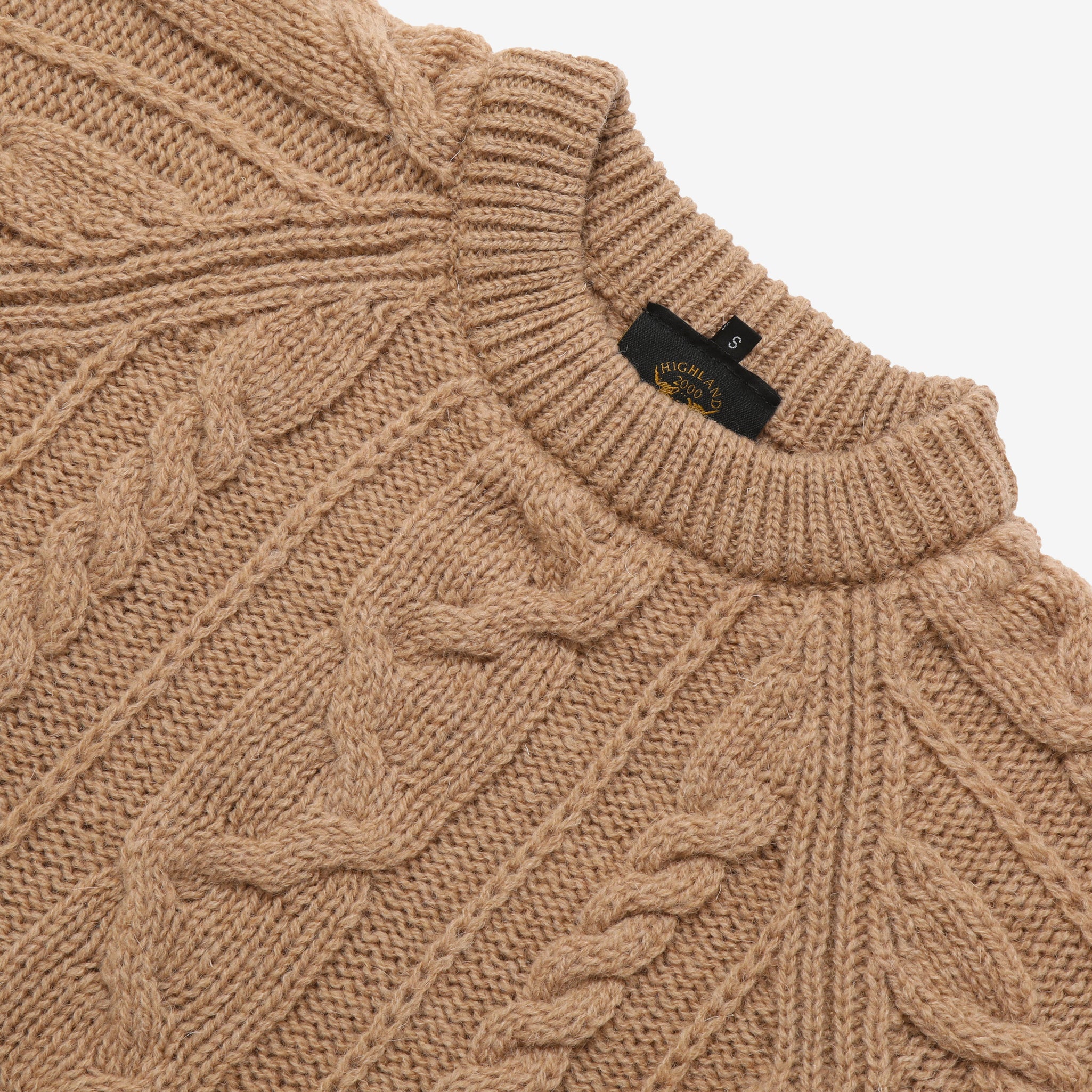 Cable Sweater - Camel