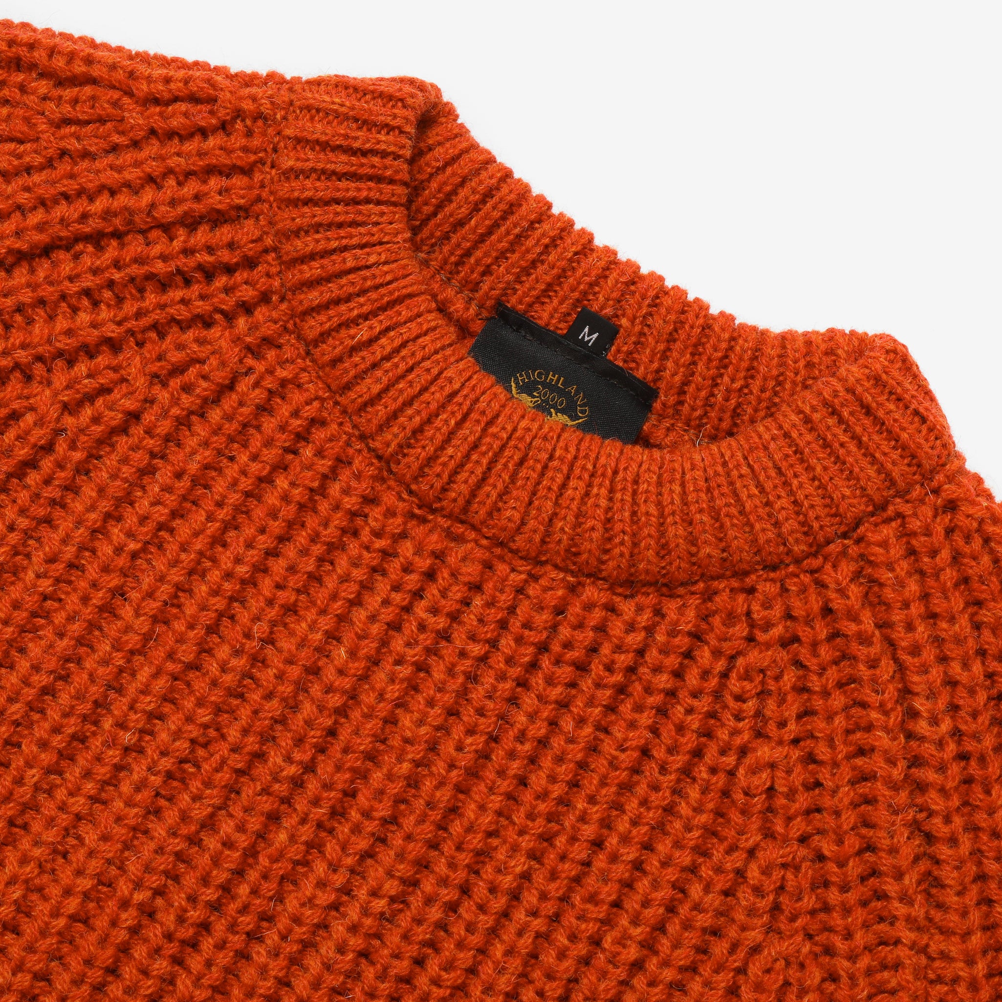 Fisherman Sweater - Orange