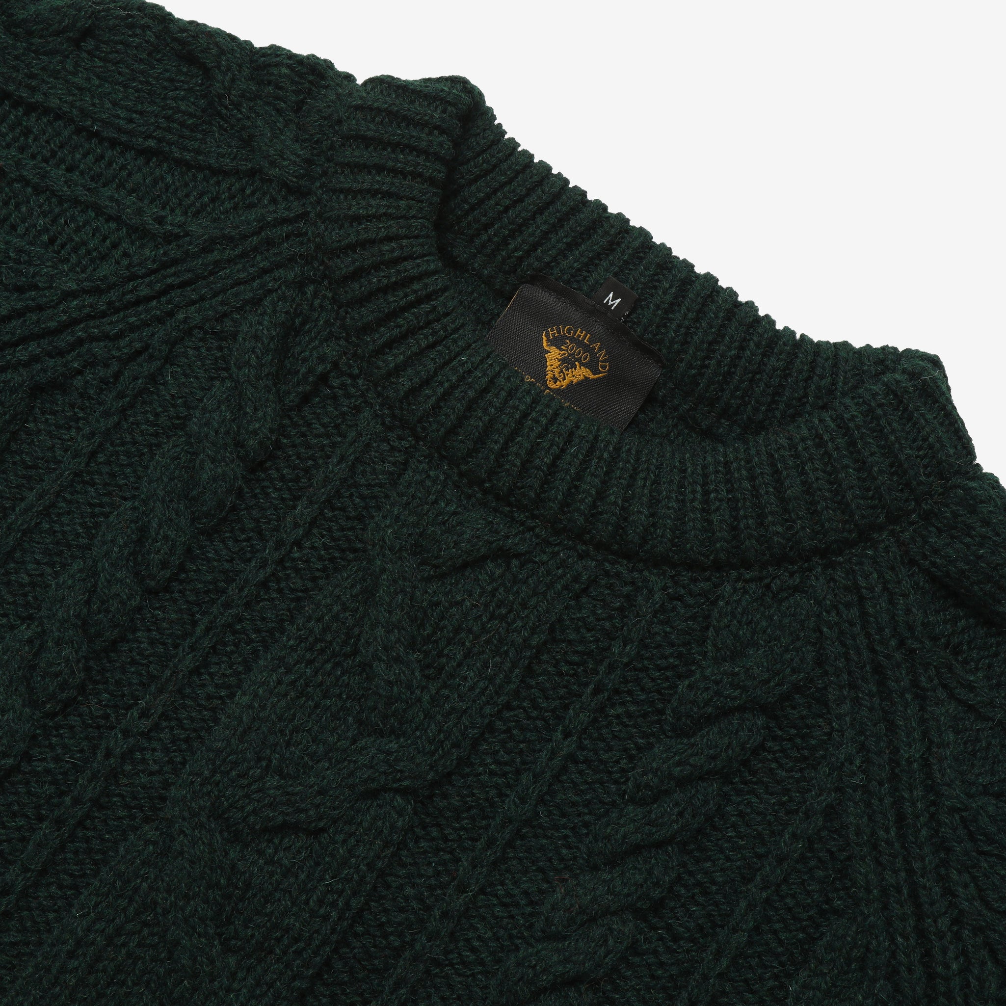Cable Sweater - Green