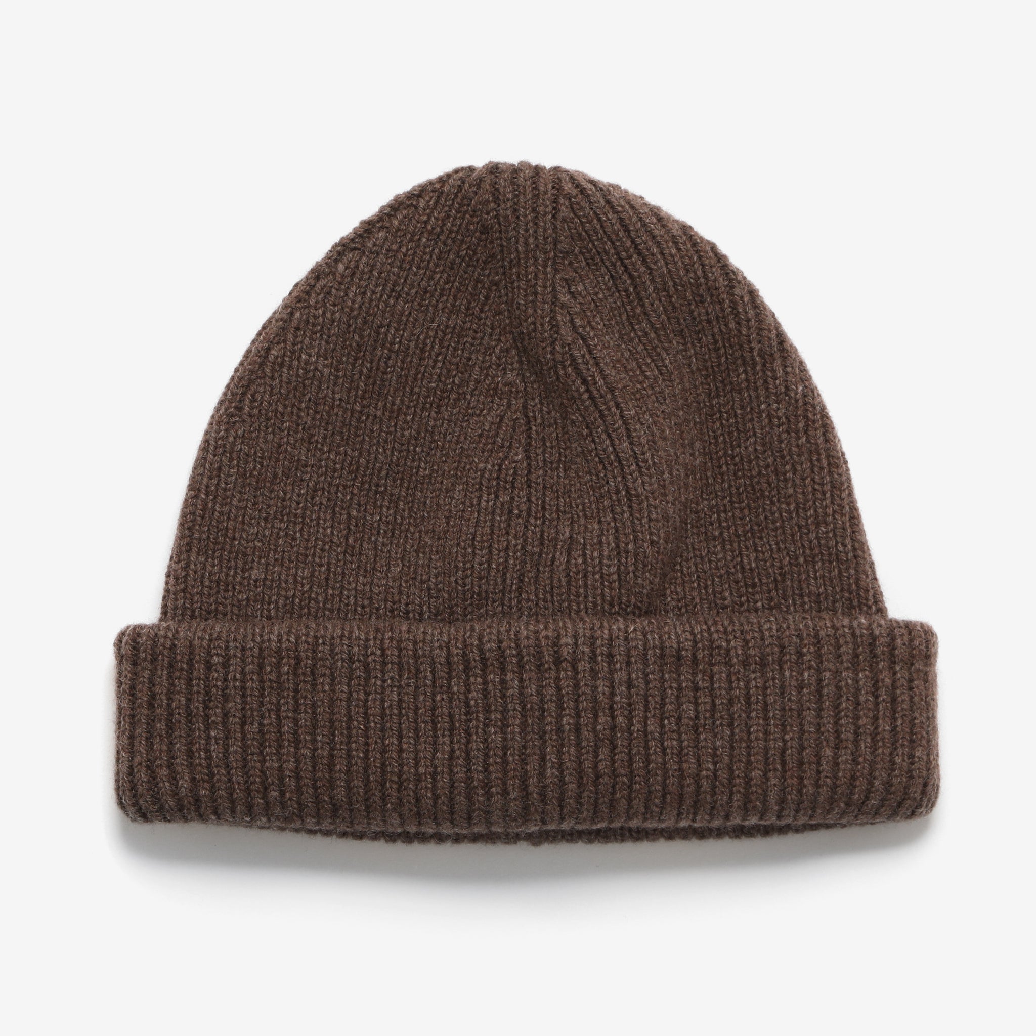 Lambswool Beanie - Chocolate