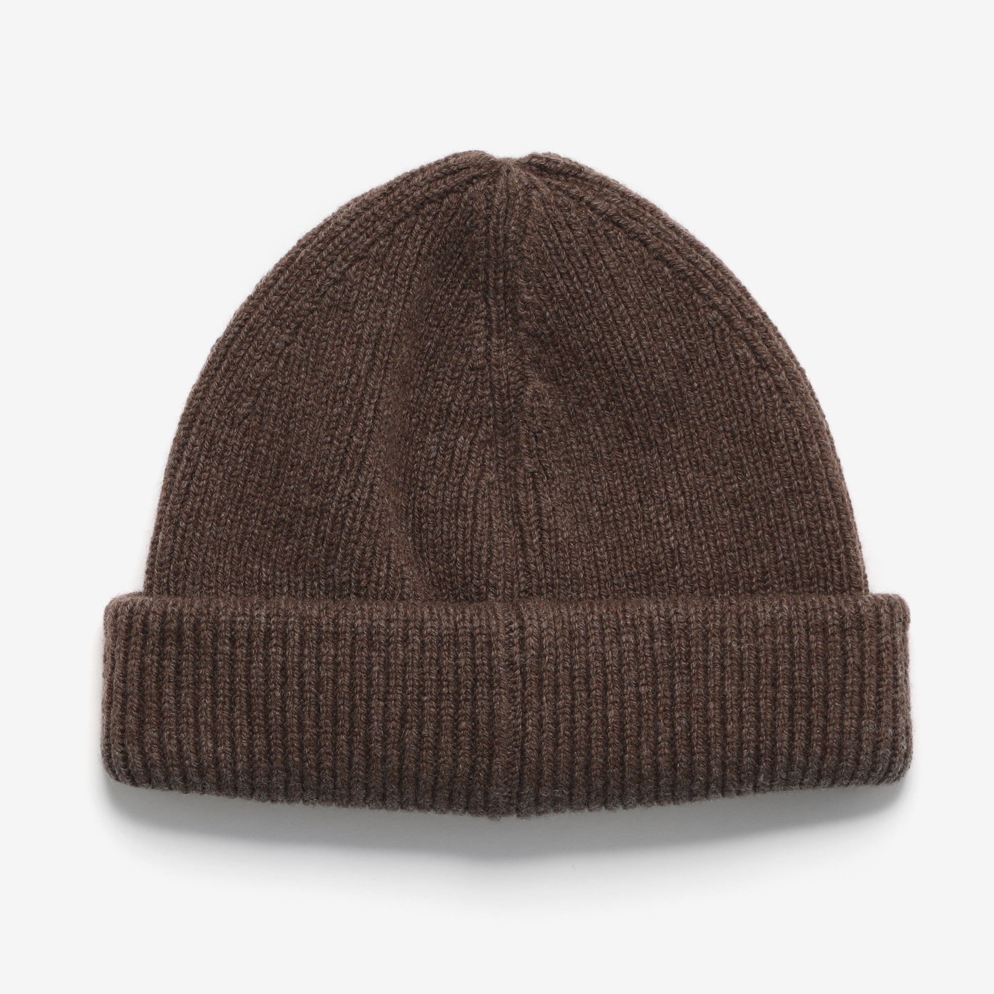 Lambswool Beanie - Chocolate