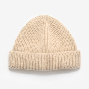 Lambswool Beanie - Cream