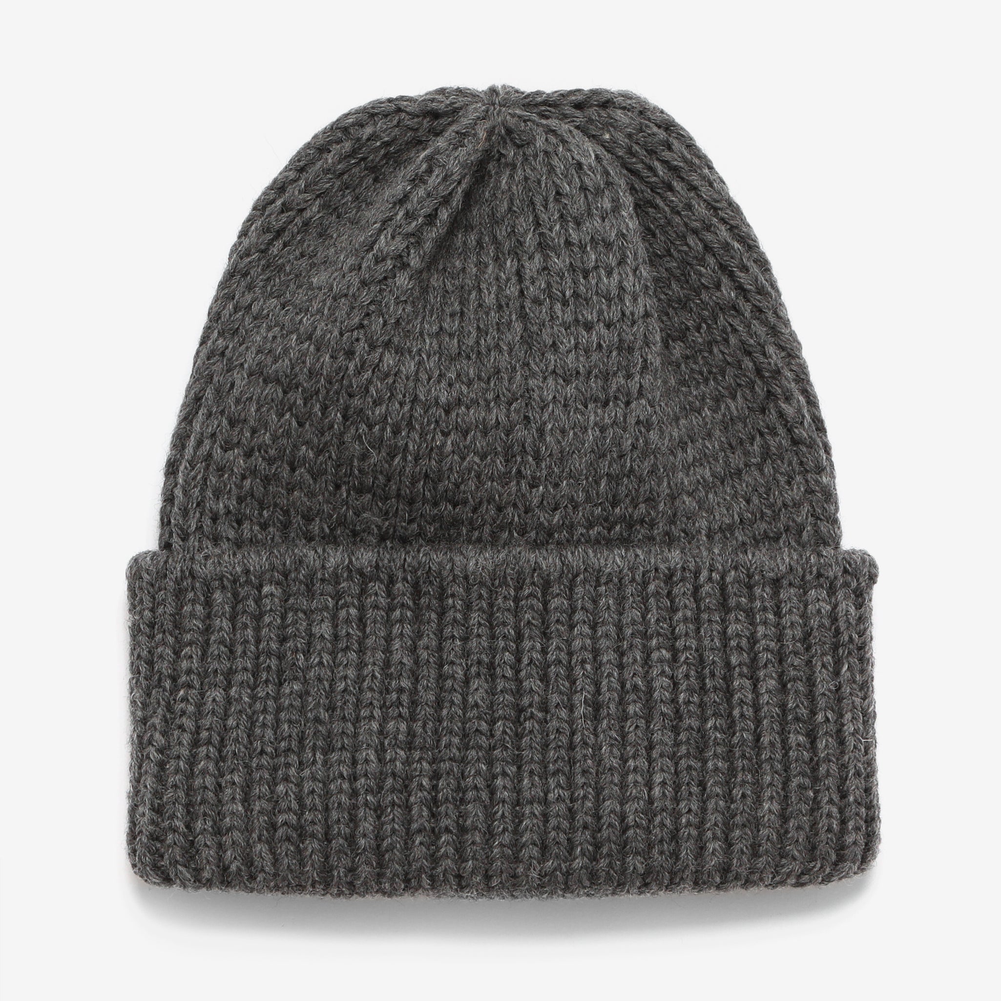 Merino Warm-Up Beanie - Charcoal