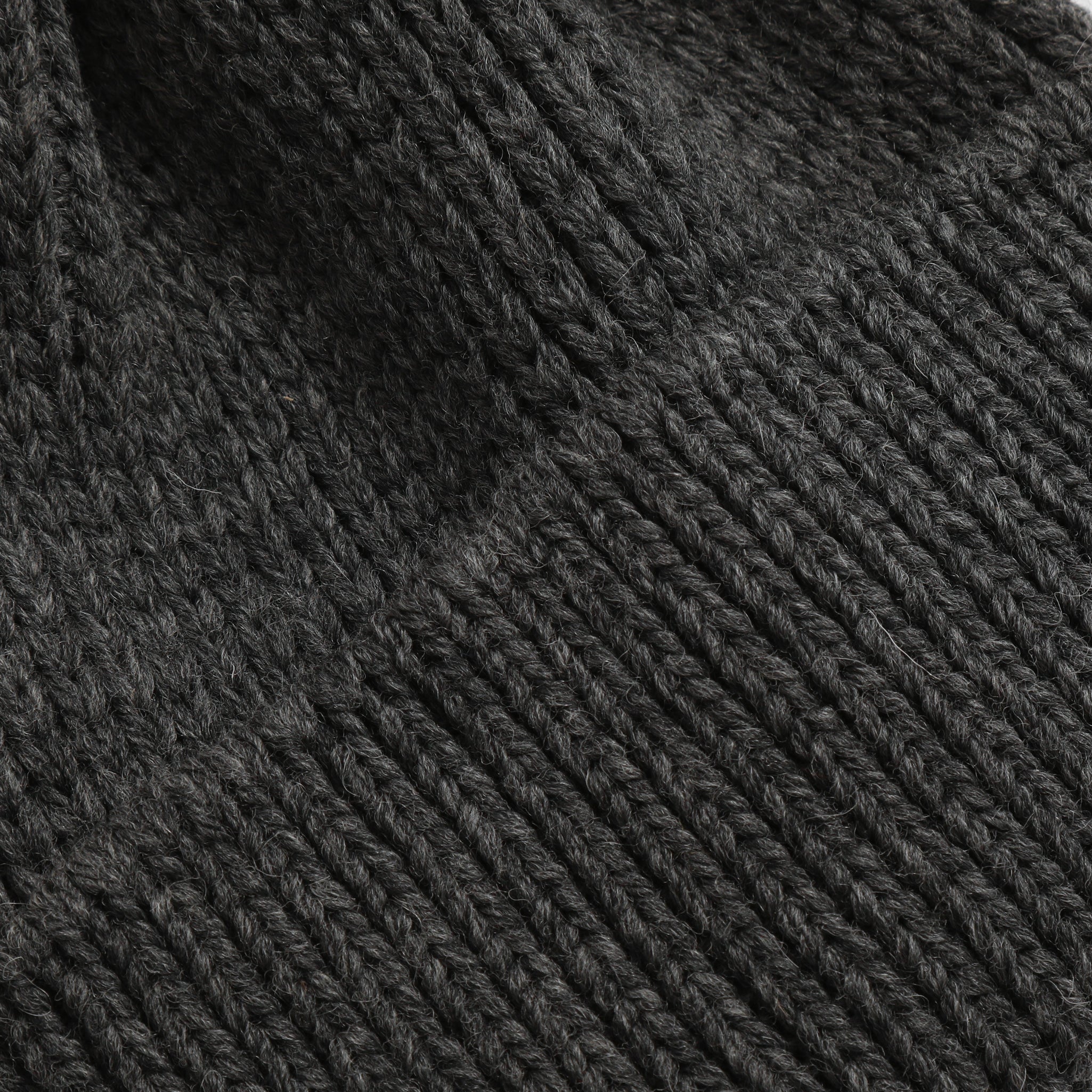 Merino Warm-Up Beanie - Charcoal