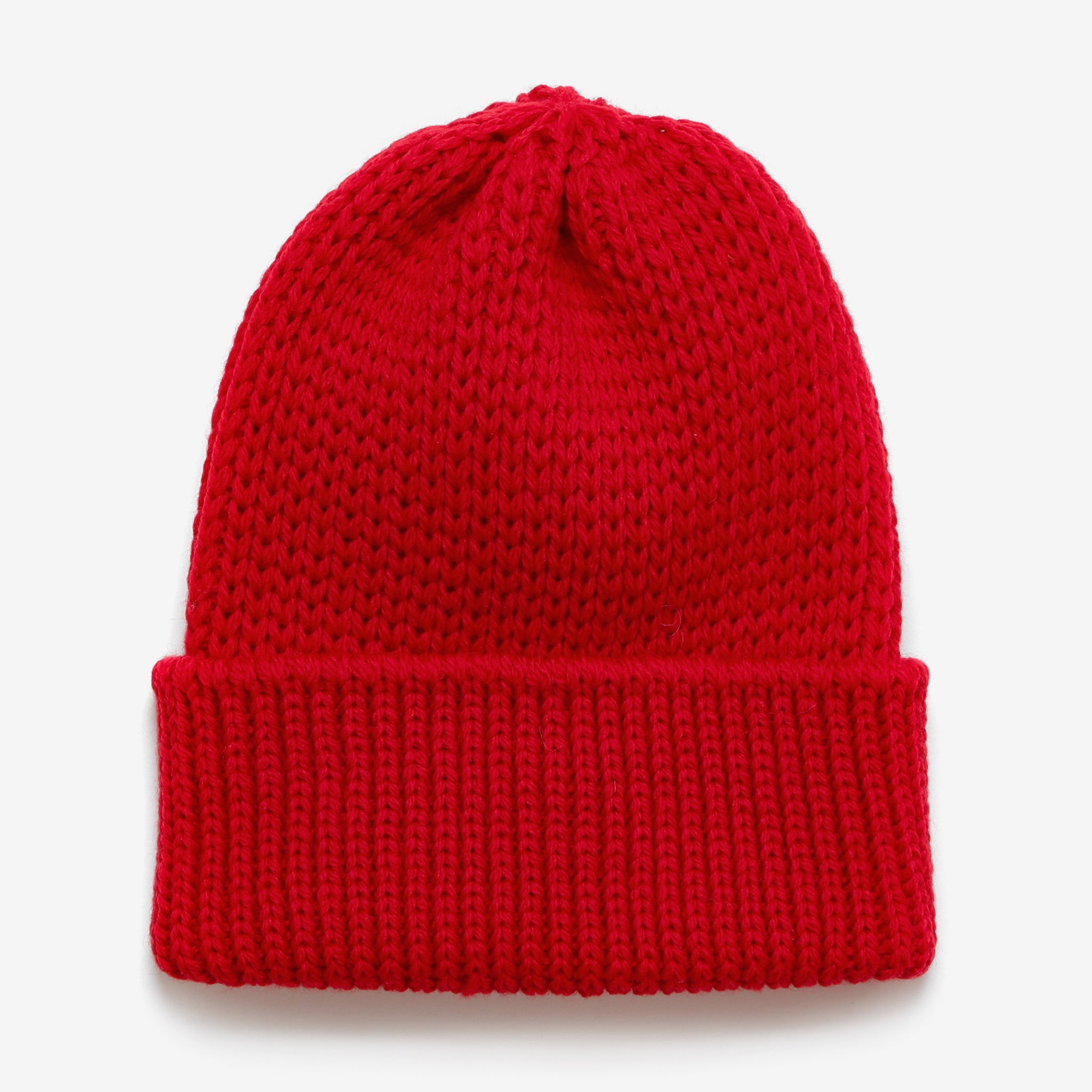 Merino Warm-Up Beanie - Red