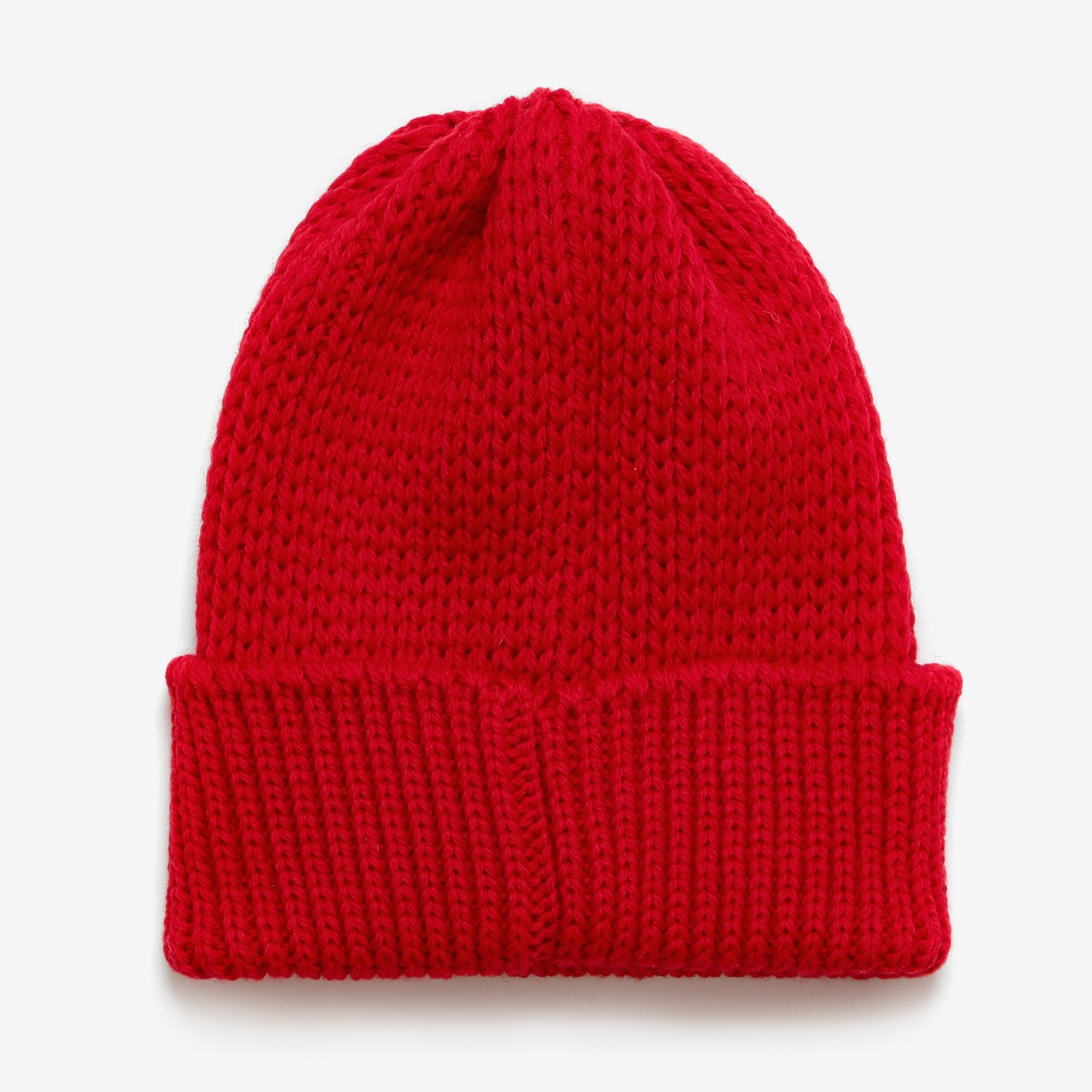 Merino Warm-Up Beanie - Red