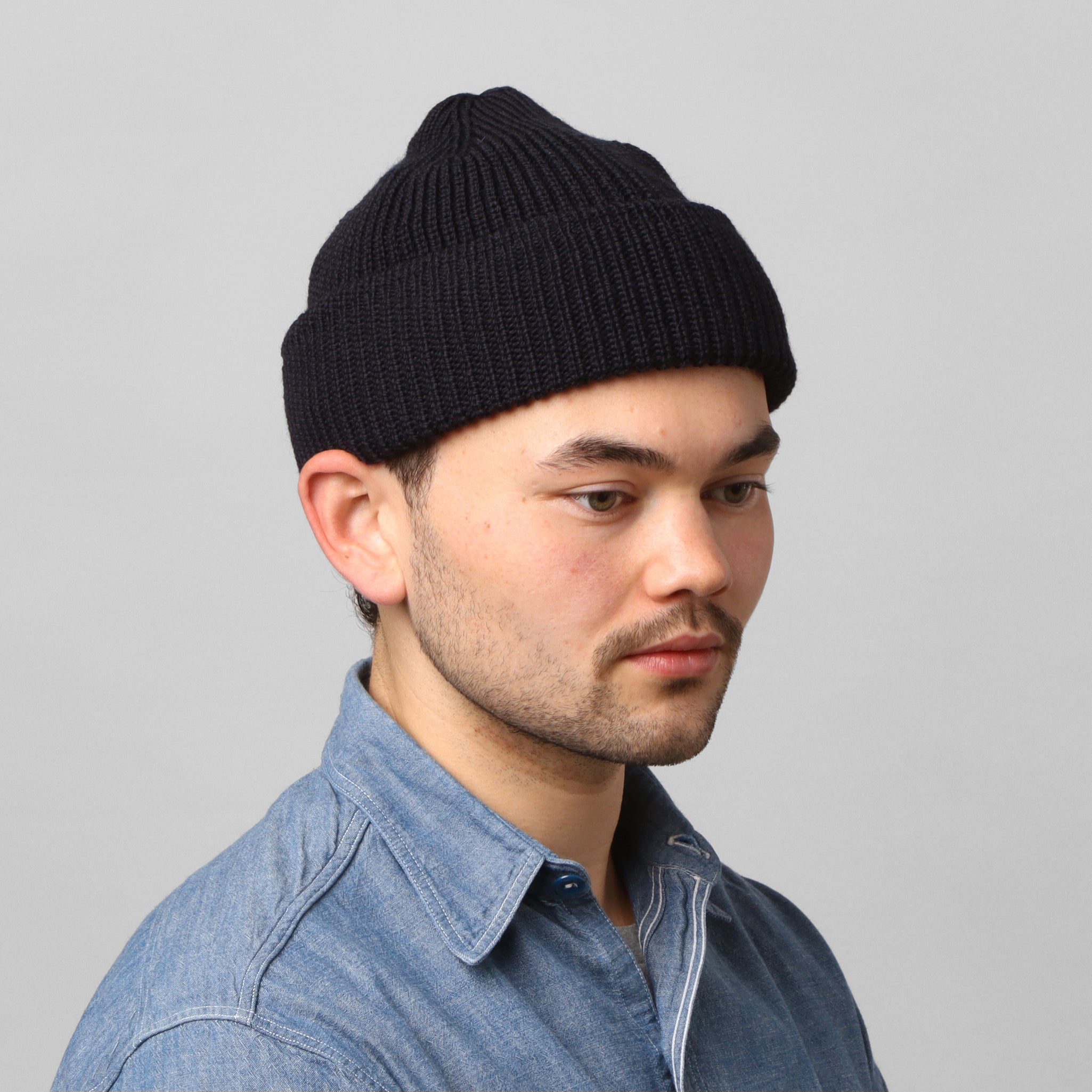 Merino Service Watchcap - Dark Navy