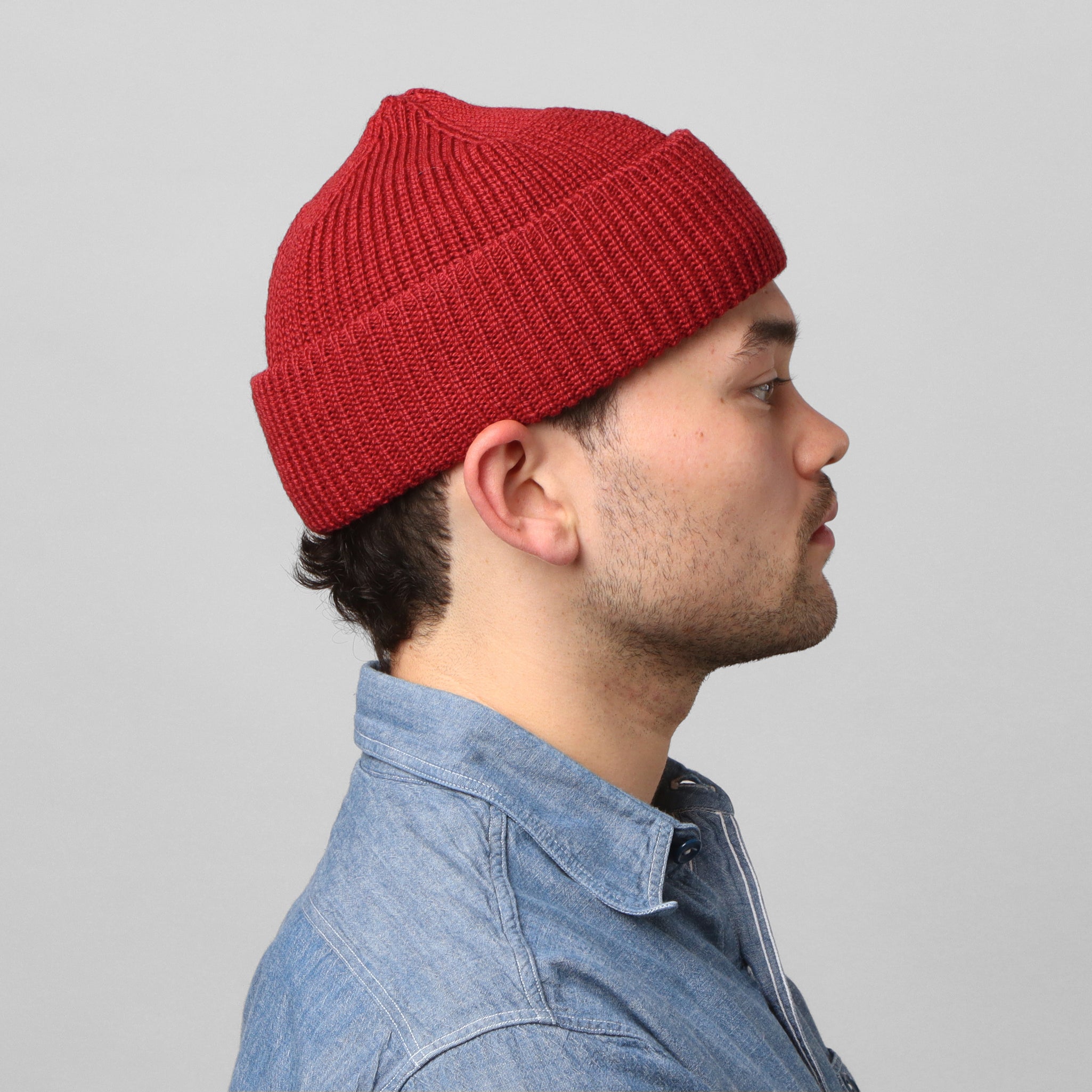 Merino Service Watchcap - Red