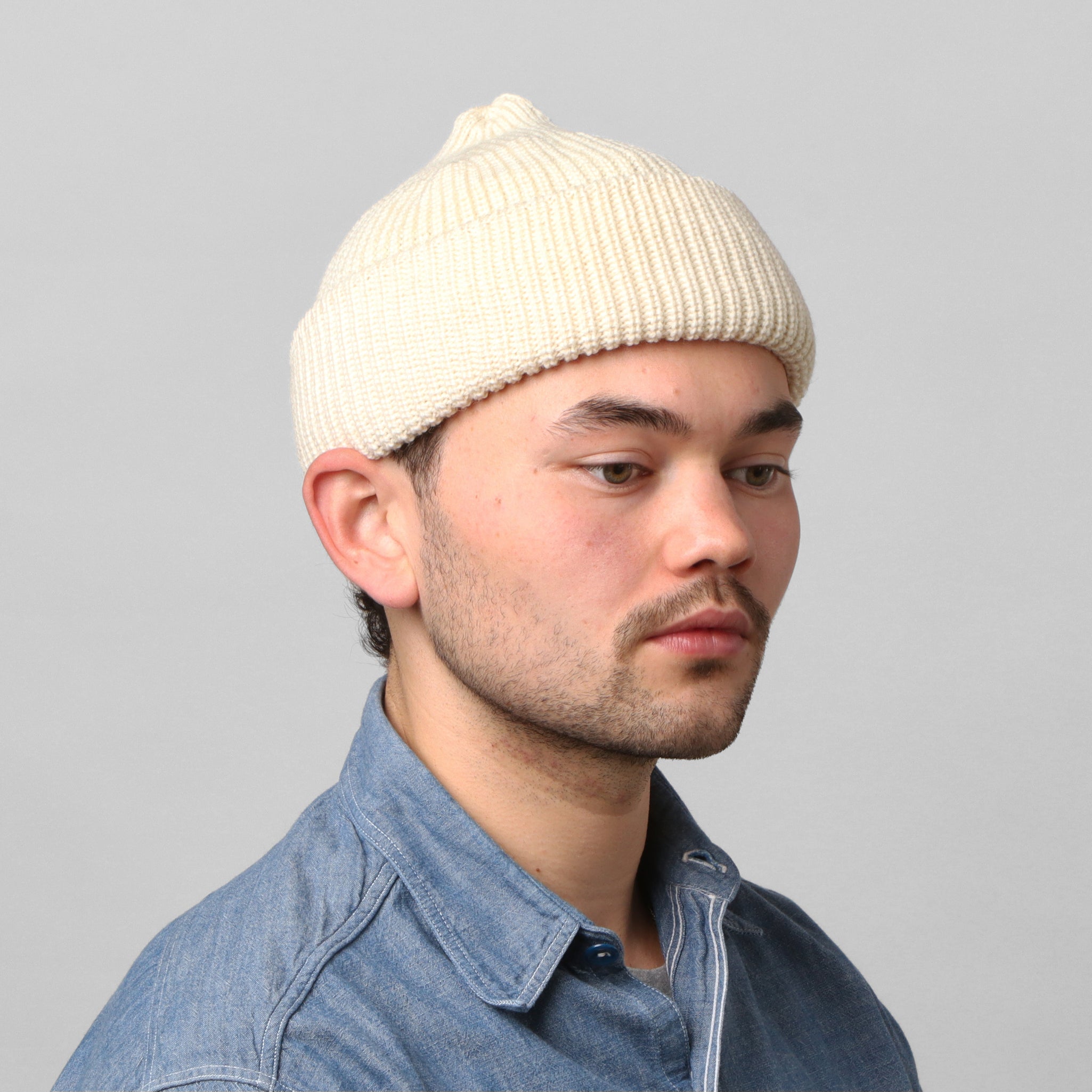 Merino Service Watchcap - Ecru