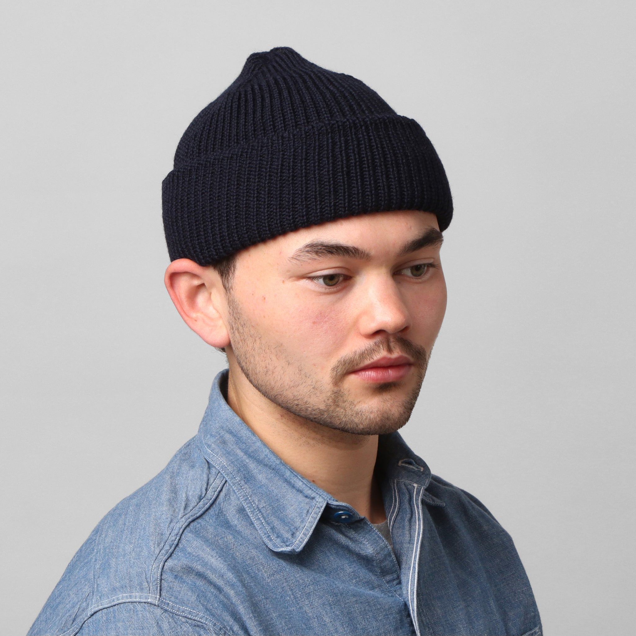 Merino Service Watchcap - Navy