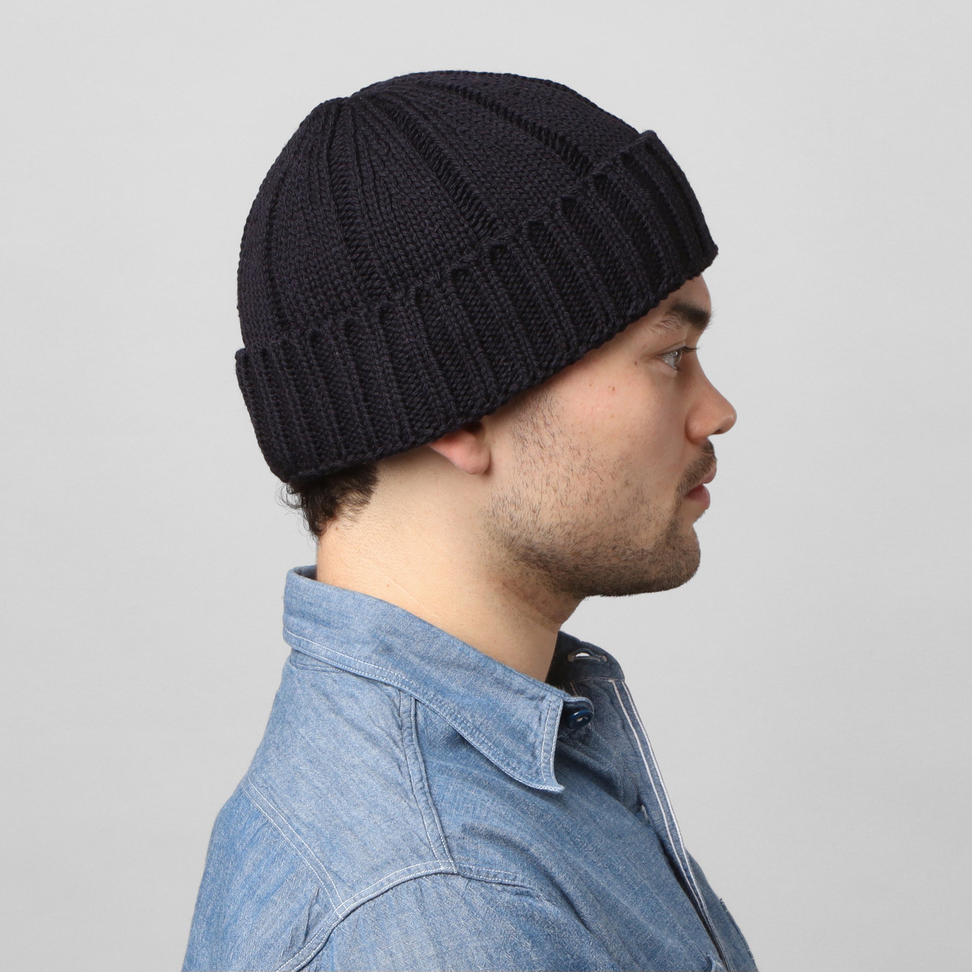 Merino 10x2 Watchcap - Dark Navy