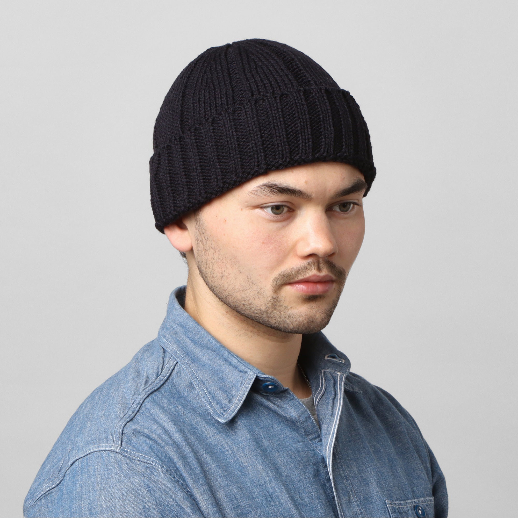 Merino 10x2 Watchcap - Dark Navy