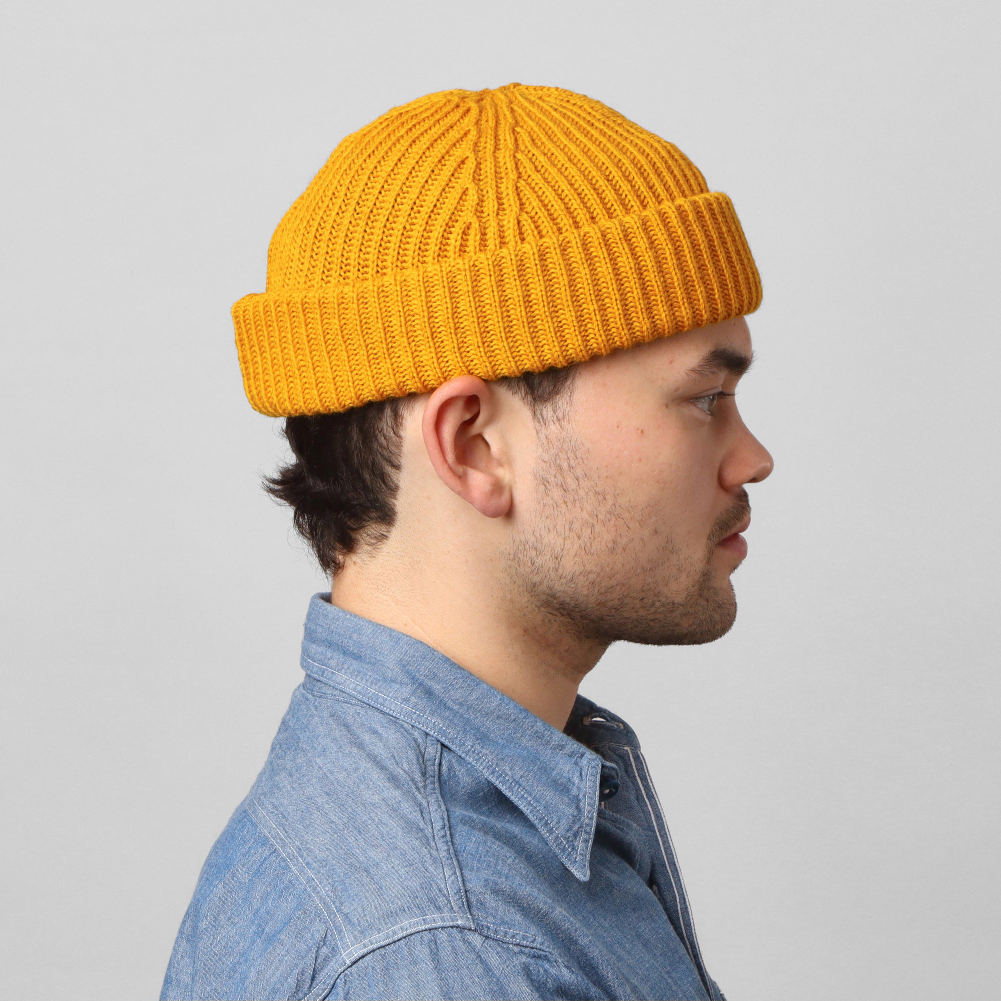 Merino Ribbed Beanie - Inca