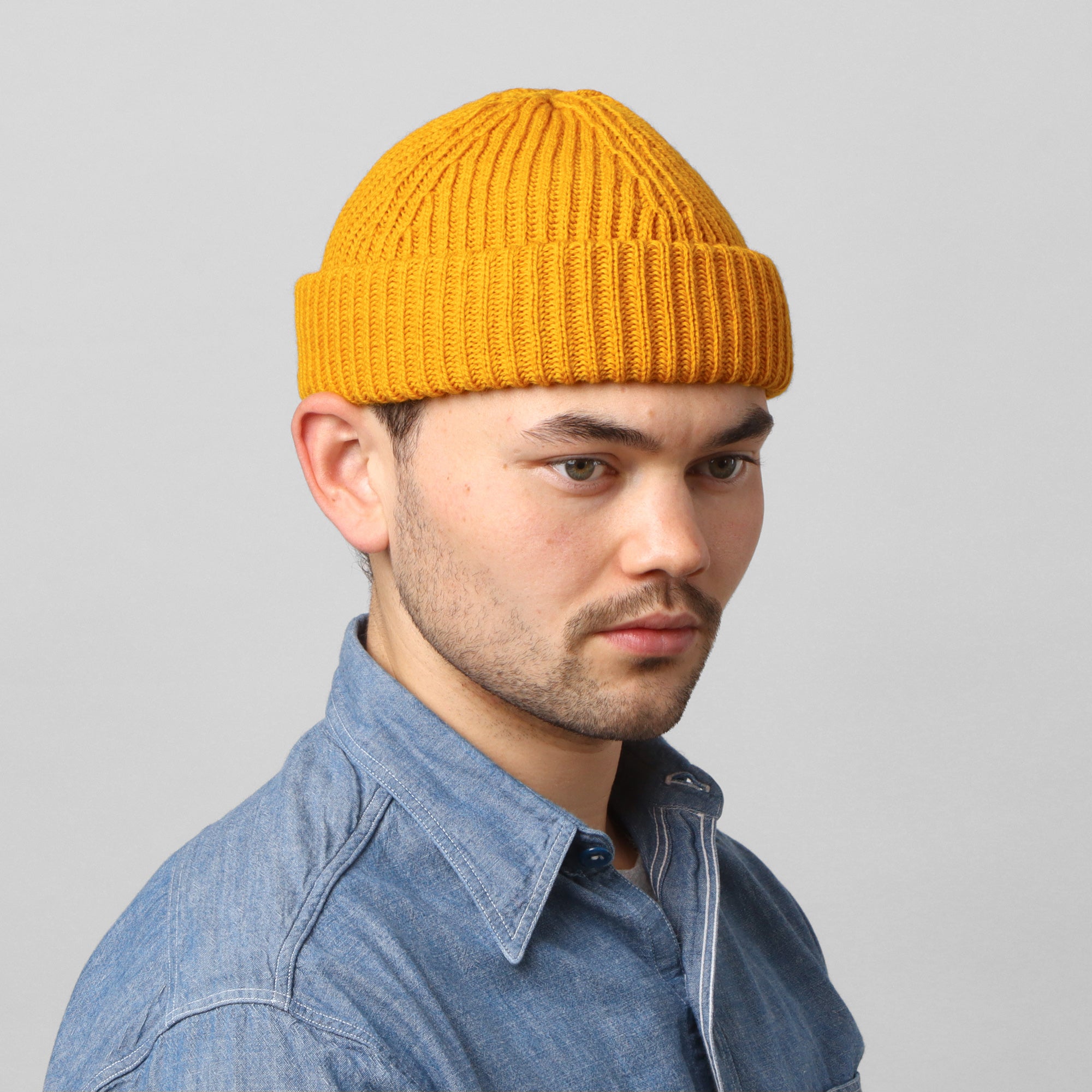 Merino Ribbed Beanie - Inca