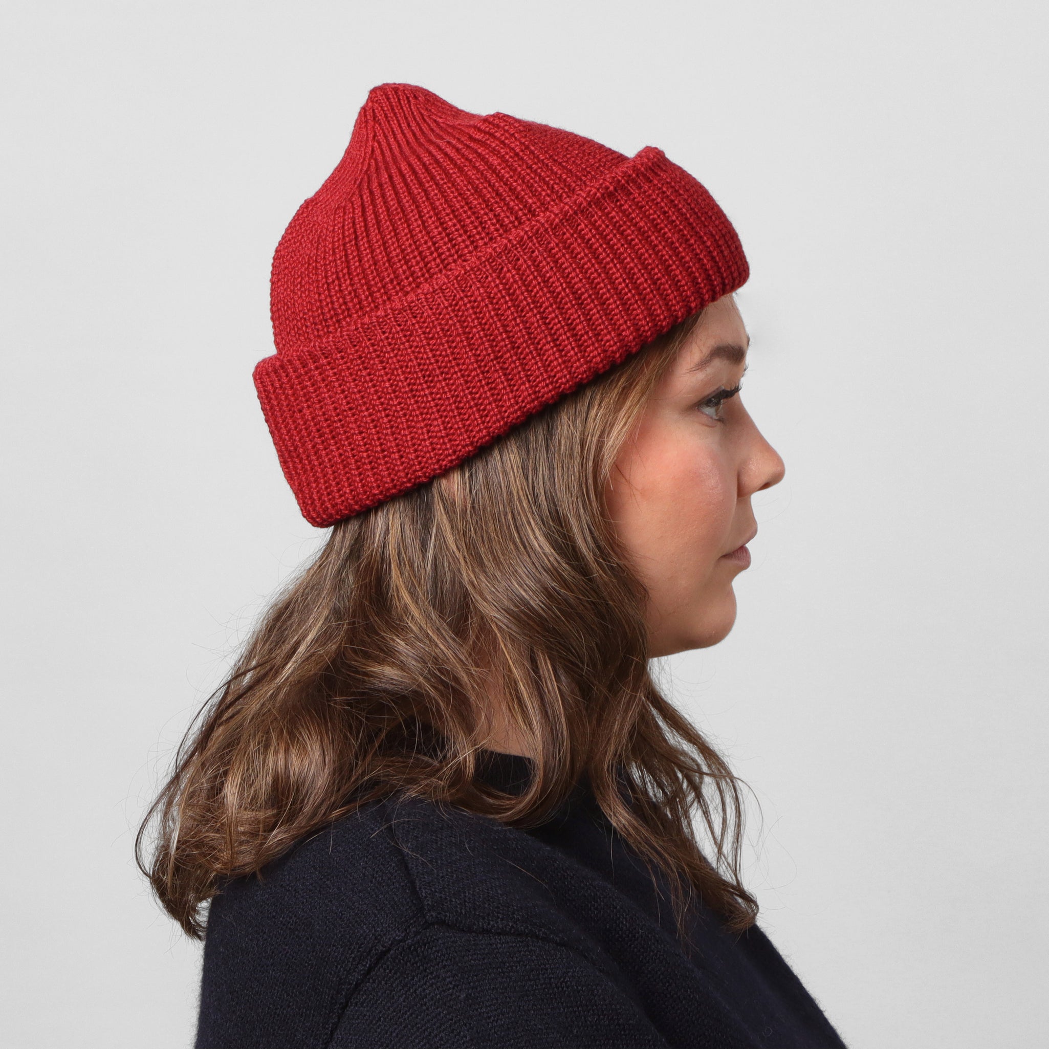 Merino Service Watchcap - Red