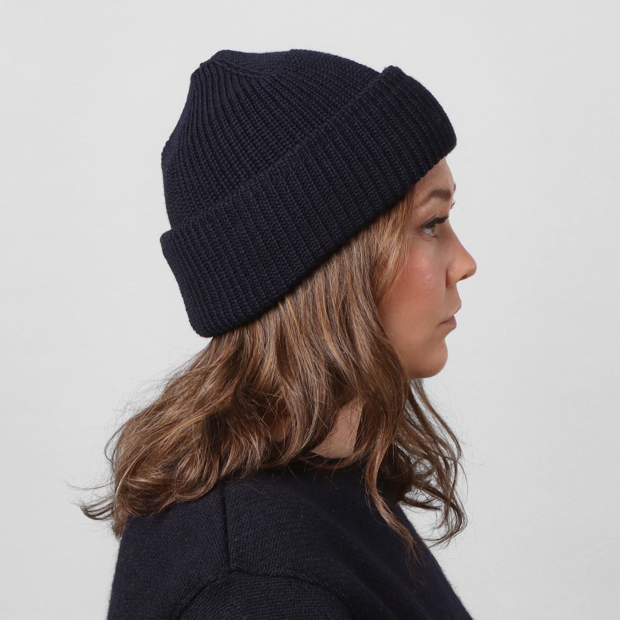 Merino Service Watchcap - Navy