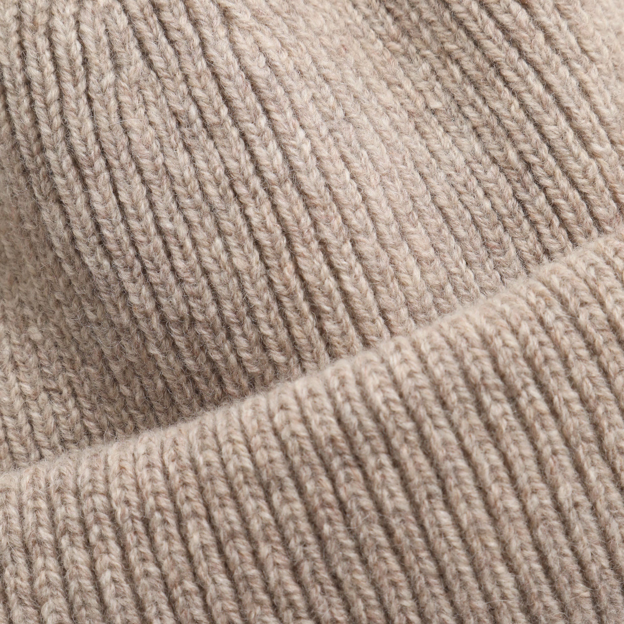 Lambswool Beanie - Fawn