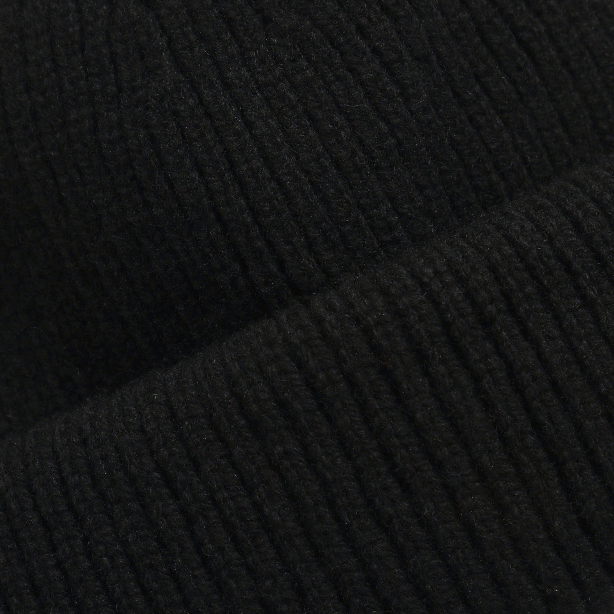 Lambswool Beanie - Black