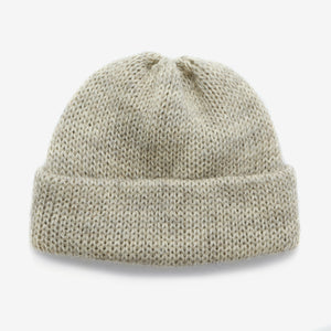 Wool Tubular Short Watchcap - Grey