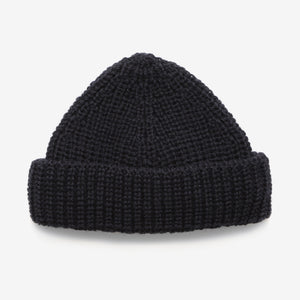 Wool Skull Cap - Navy