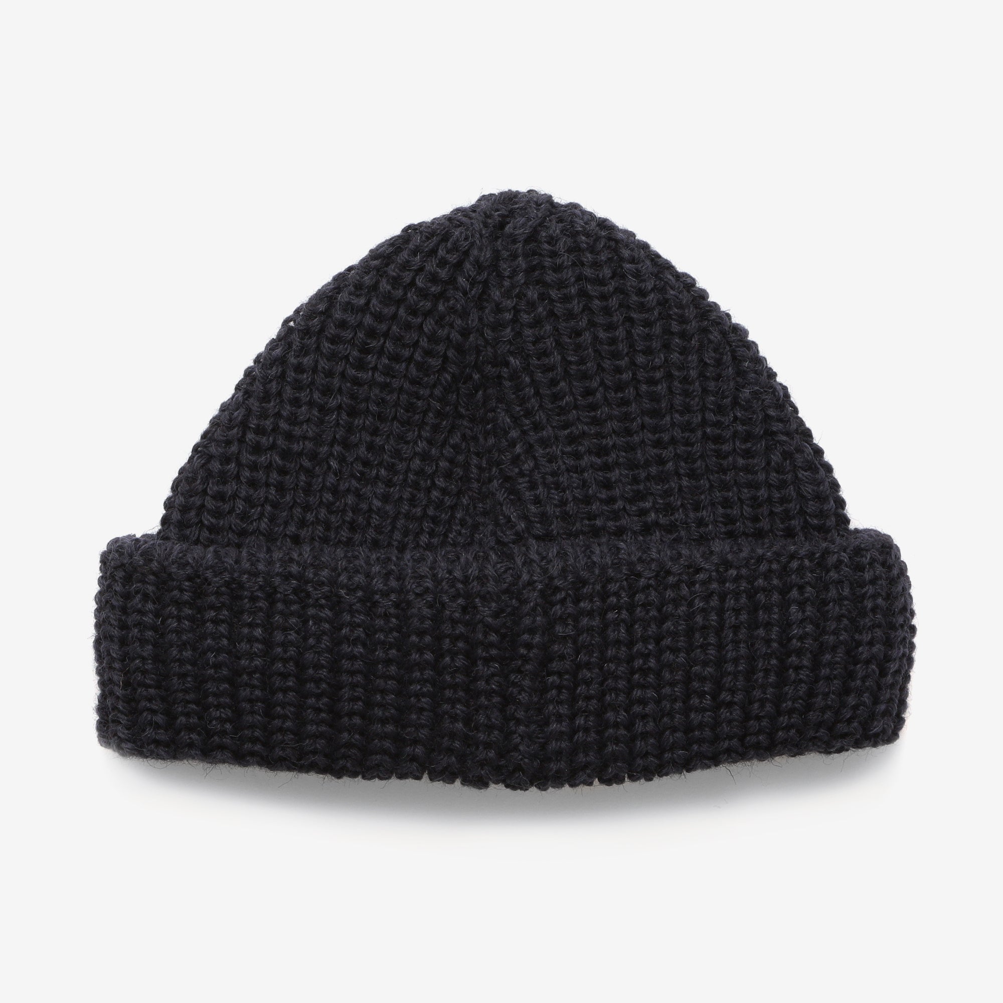 Wool Skull Cap - Navy