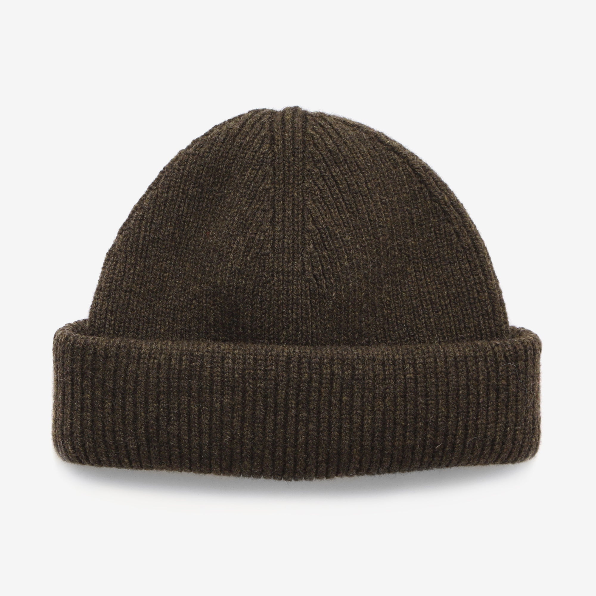 Lambswool Beanie - Brown