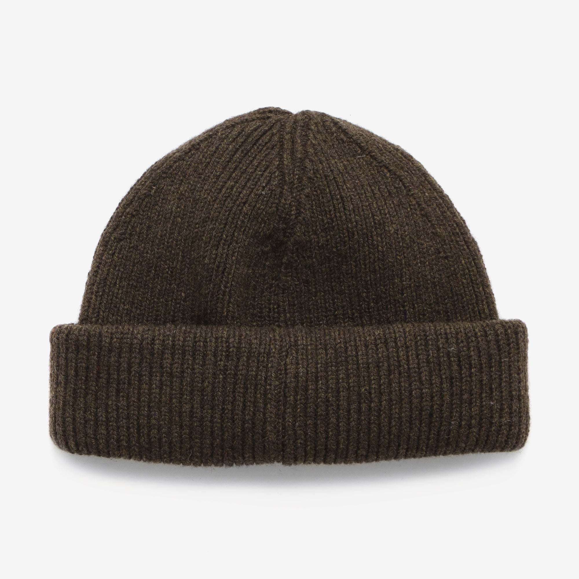 Lambswool Beanie - Brown