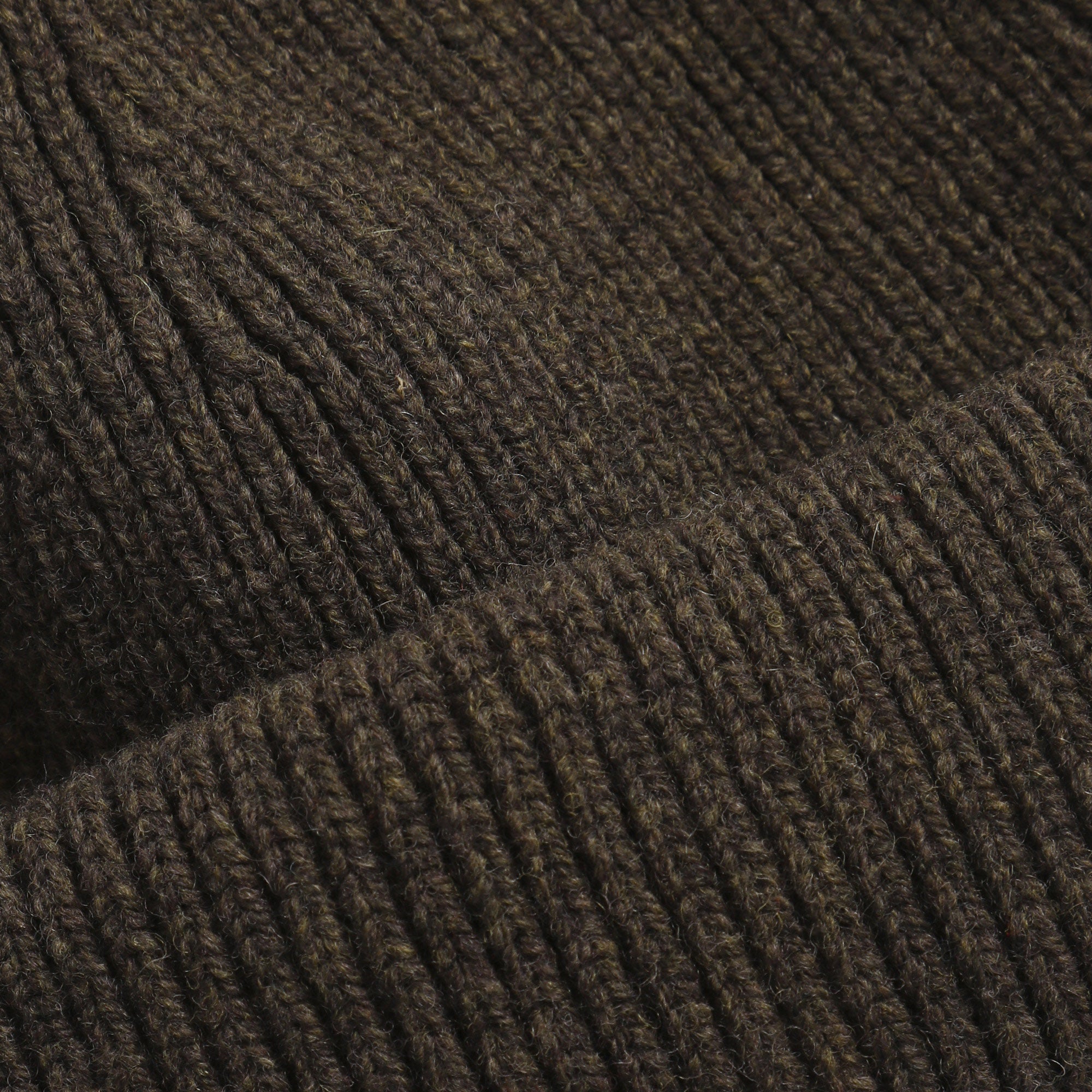 Lambswool Beanie - Brown