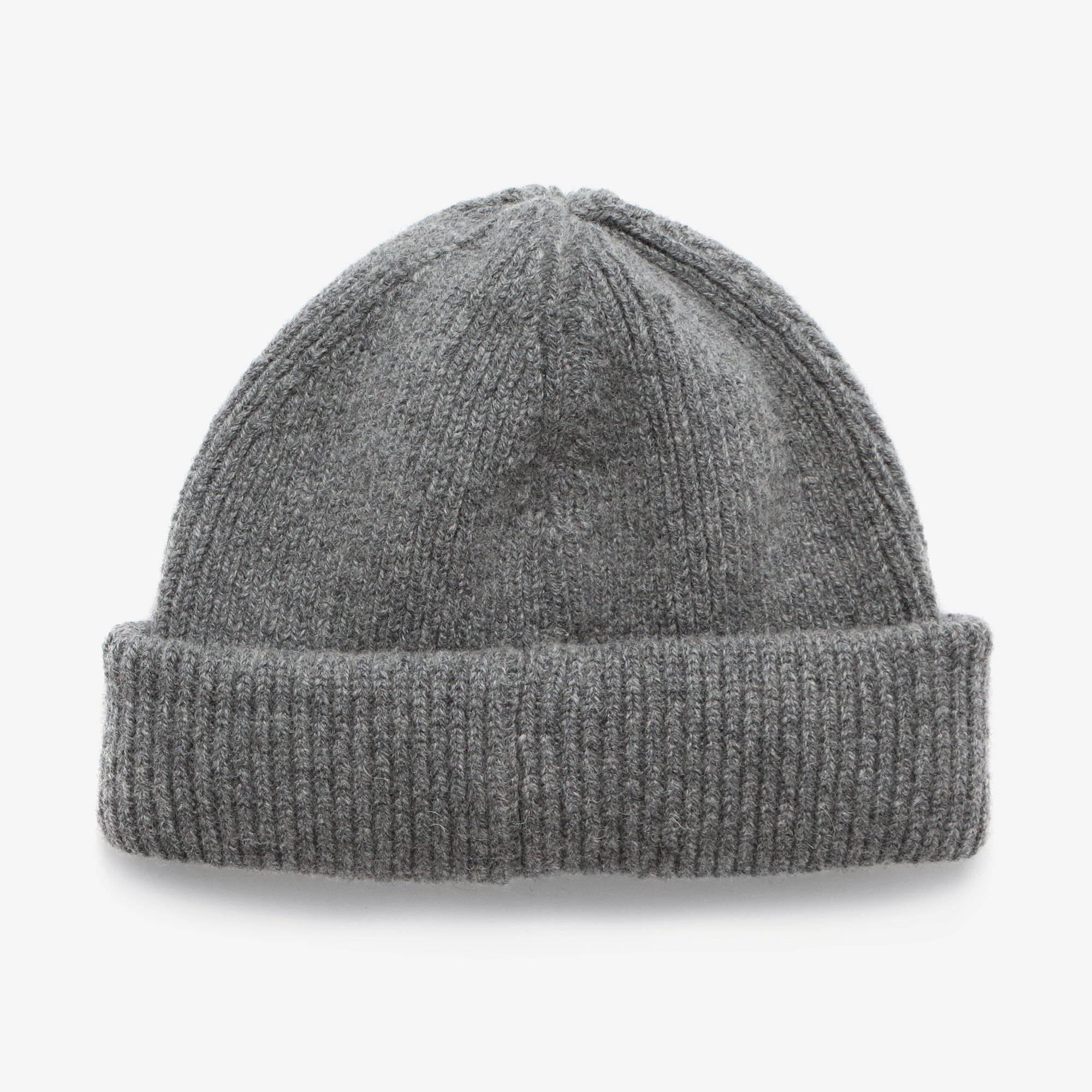 Lambswool Beanie - Charcoal