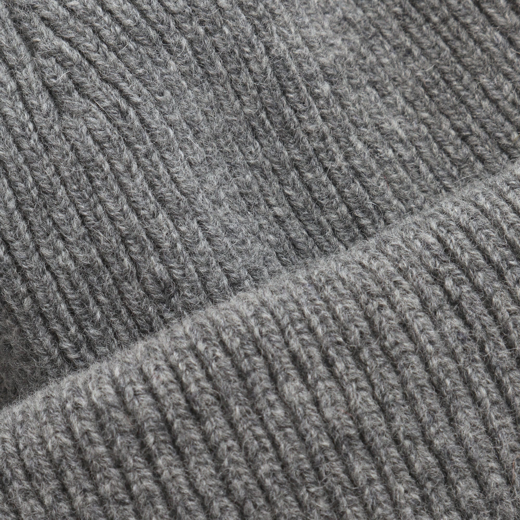 Lambswool Beanie - Grey