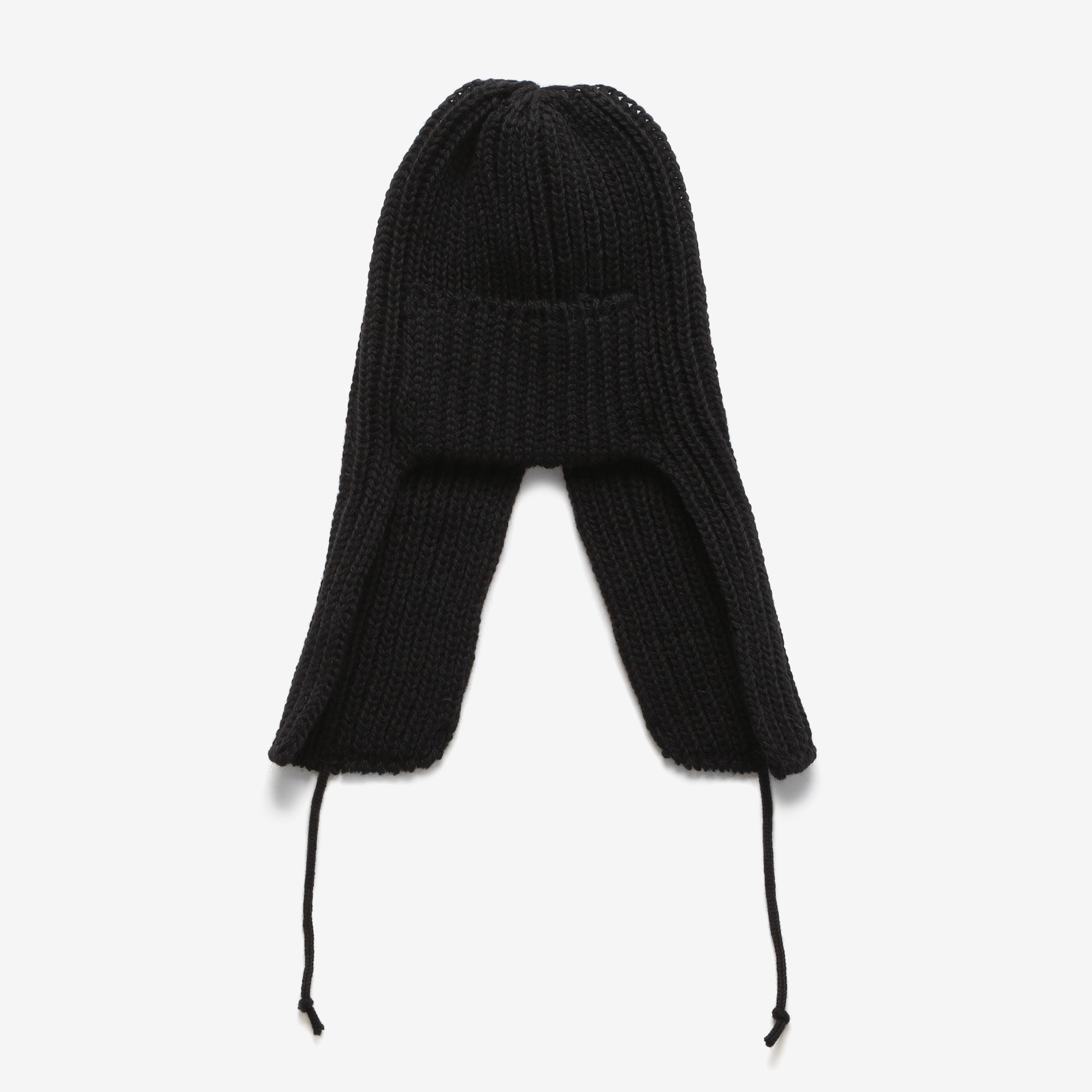 Merino Flight Cap - Black