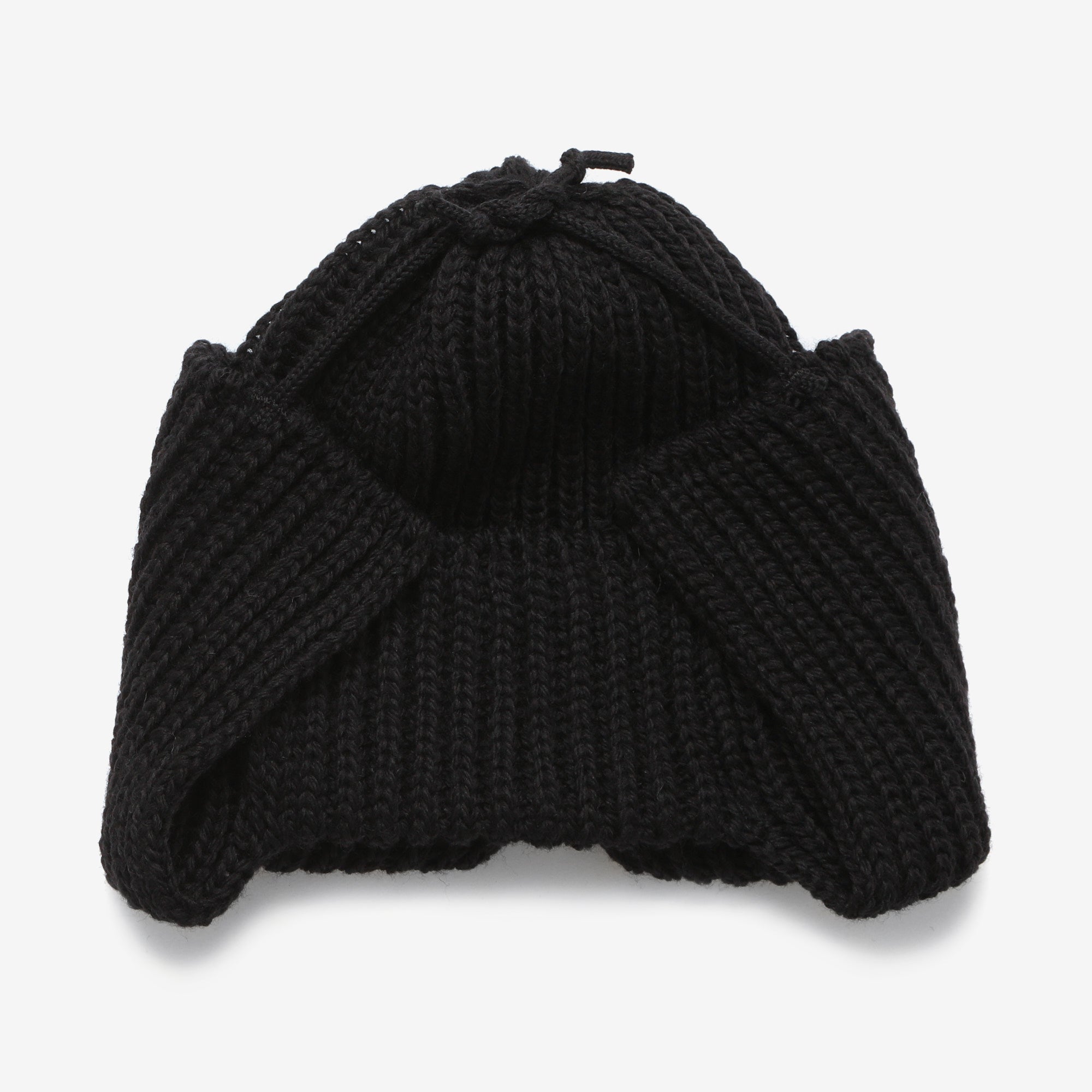 Merino Flight Cap - Black