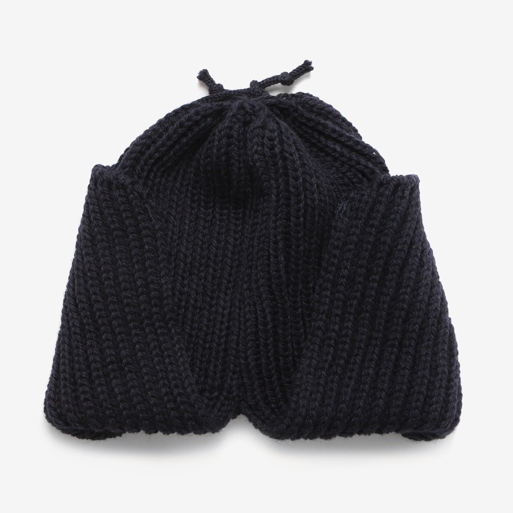 Merino Flight Cap - Navy