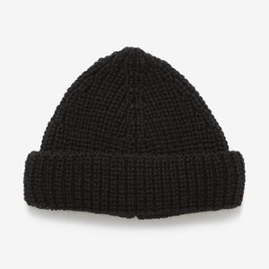 Wool Skull Cap - Black