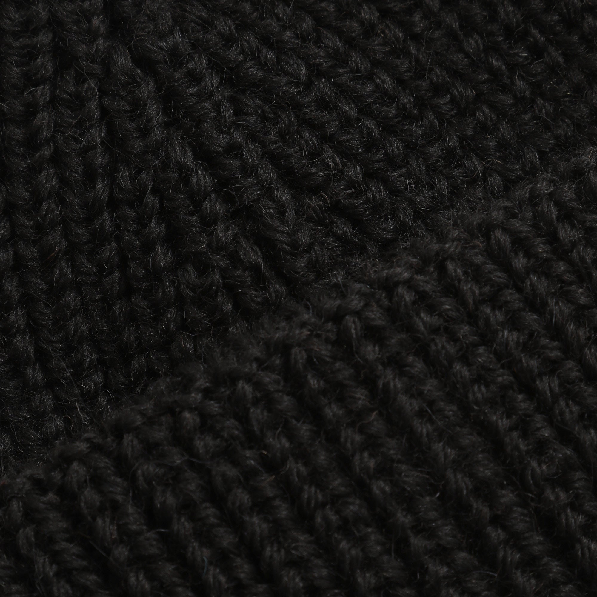 Wool Skull Cap - Black