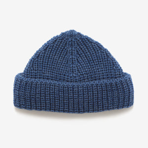 Wool Skull Cap - Indigo