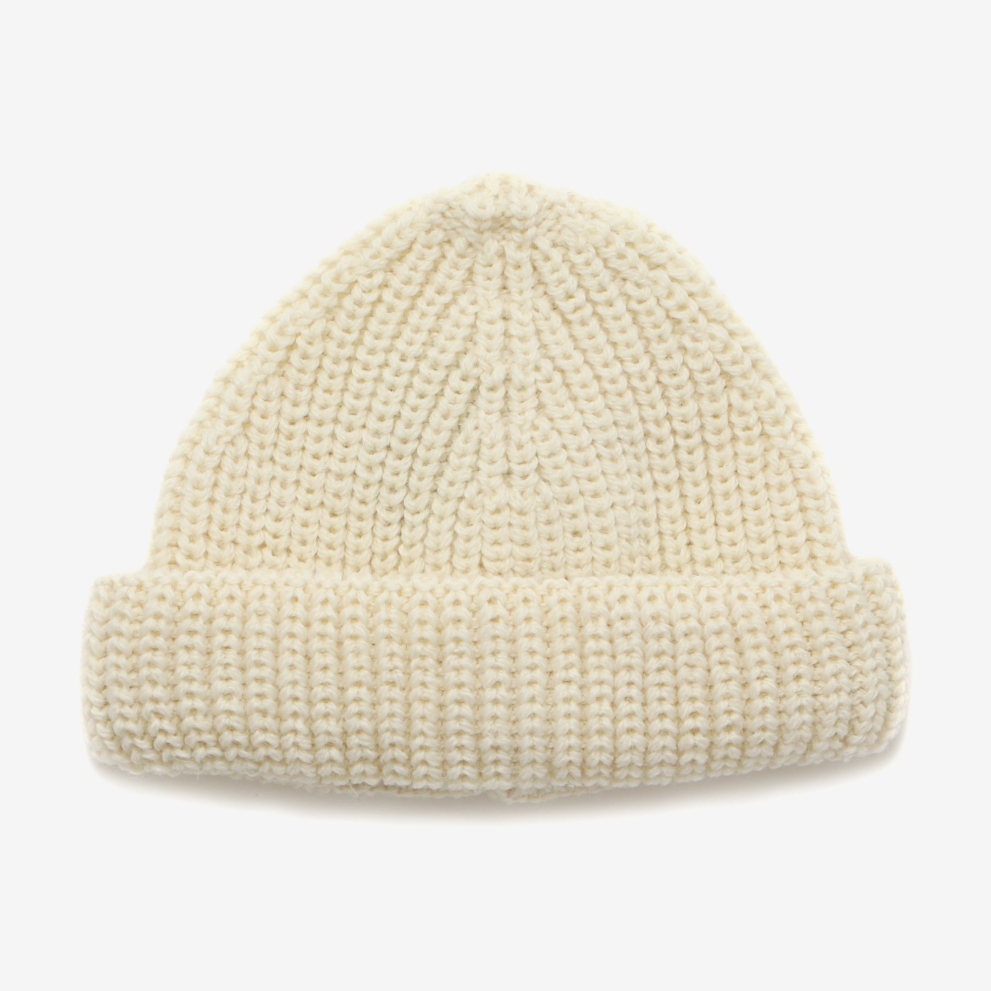 Wool Skull Cap - Ecru