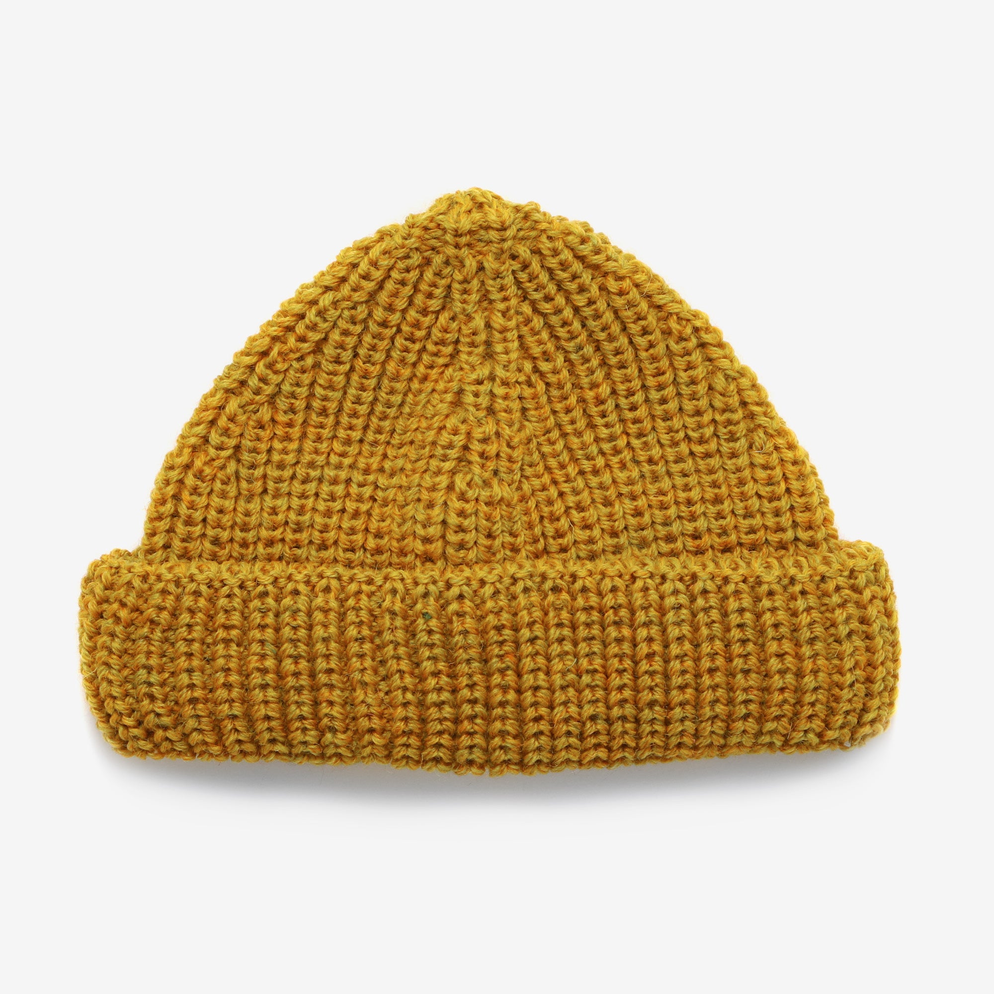 Wool Skull Cap - Mustard