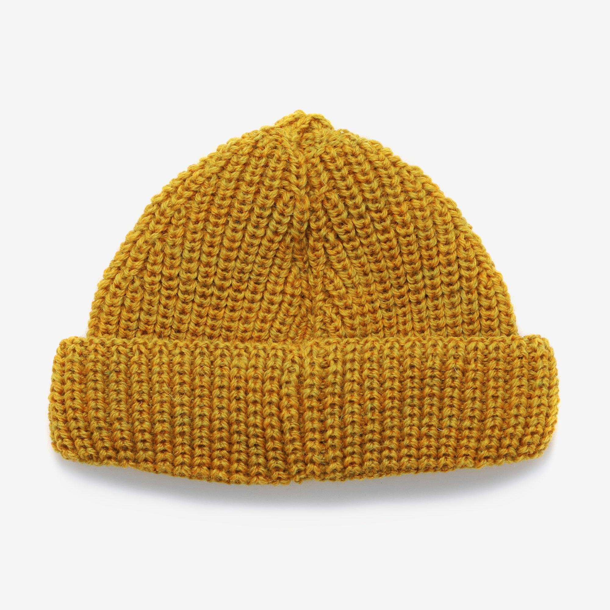 Wool Skull Cap - Mustard