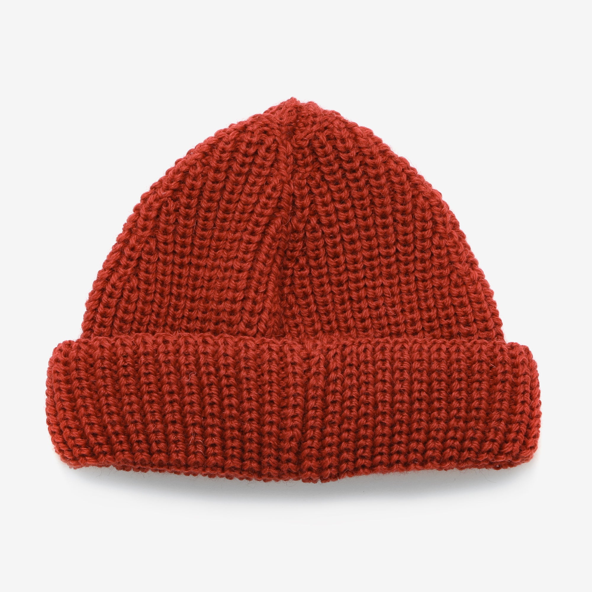 Wool Skull Cap - Red