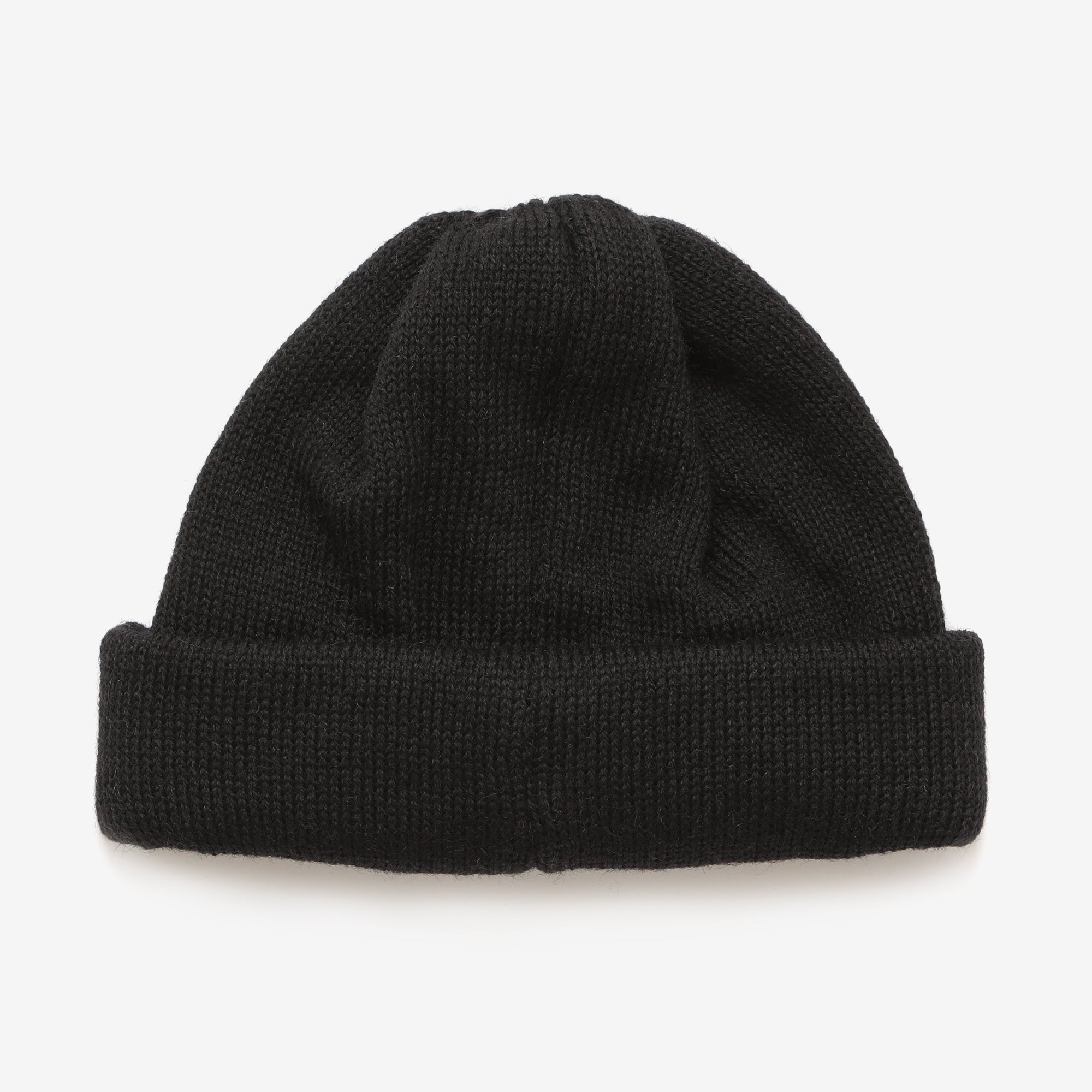 Wool 7G Tubular Hat - Black