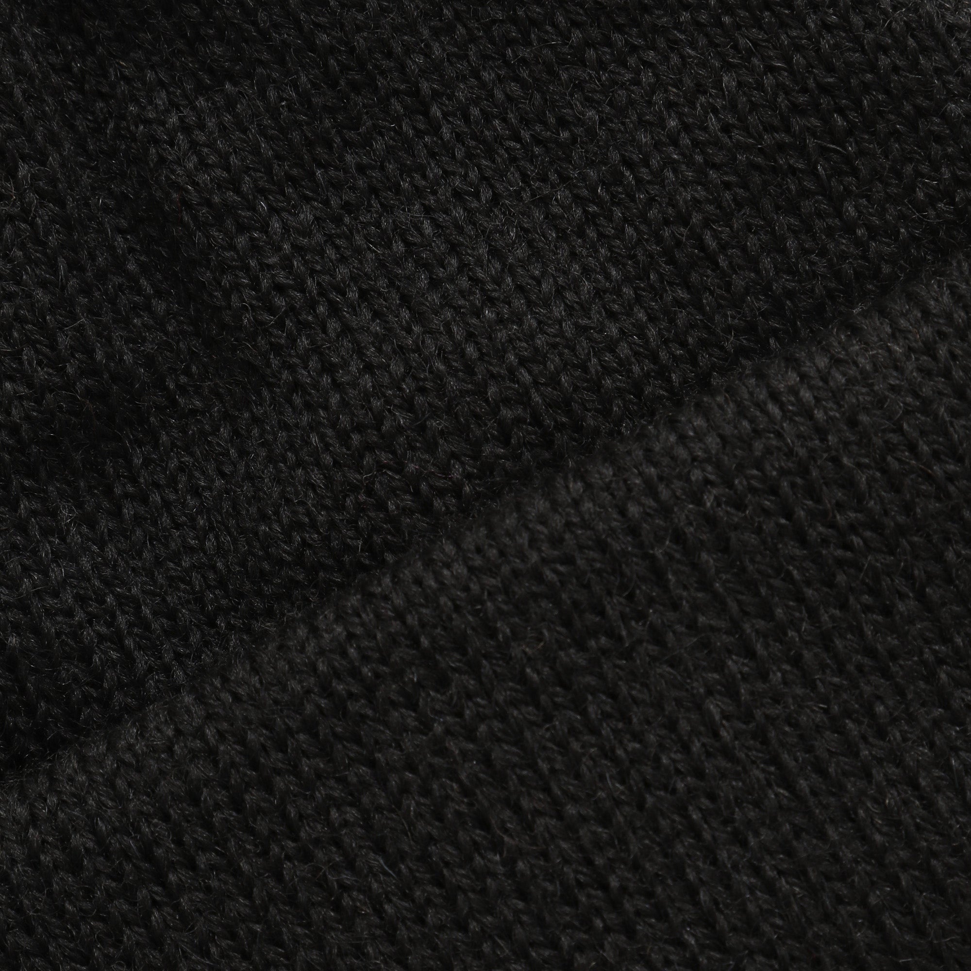 Wool 7G Tubular Hat - Black