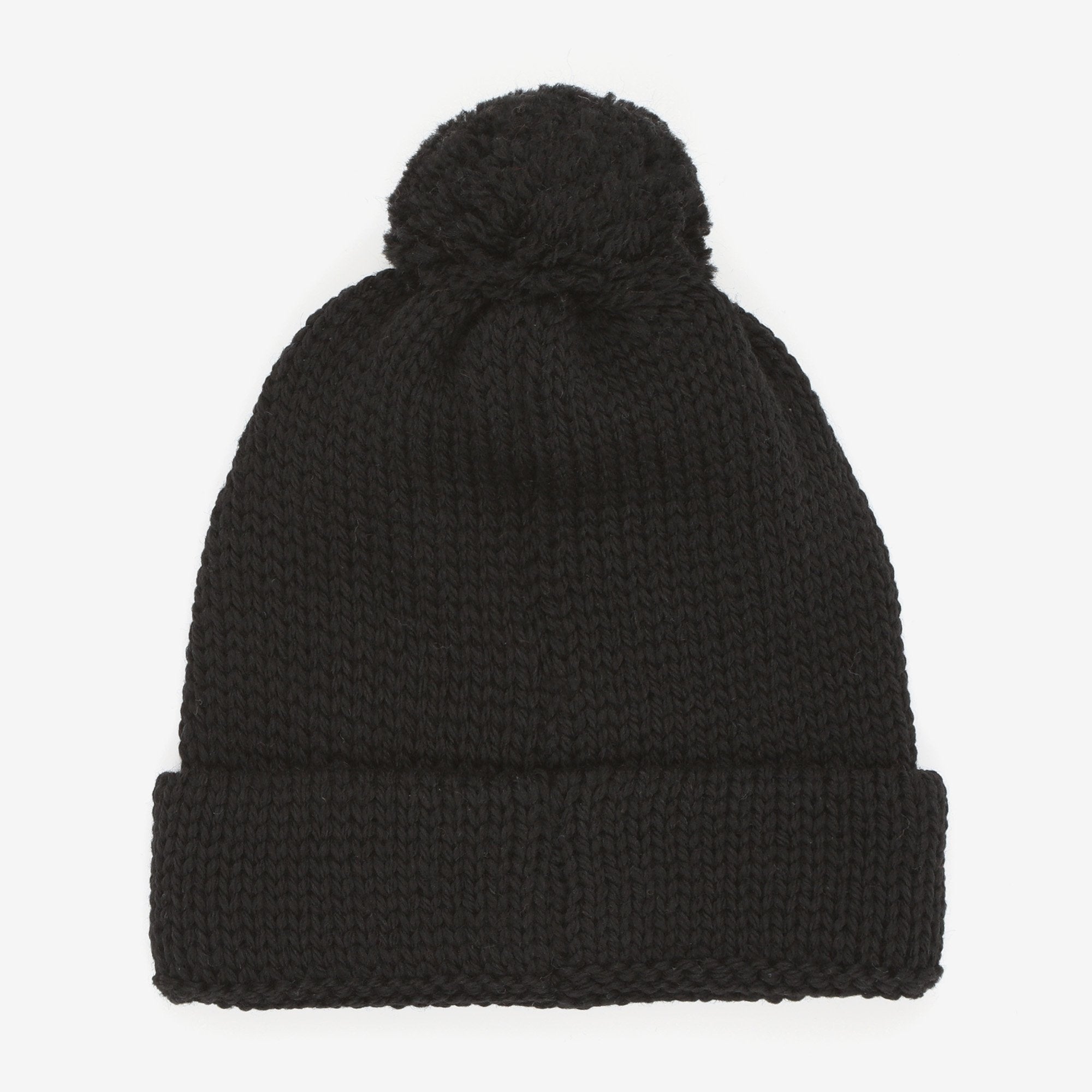 Merino Pom Hat - Black